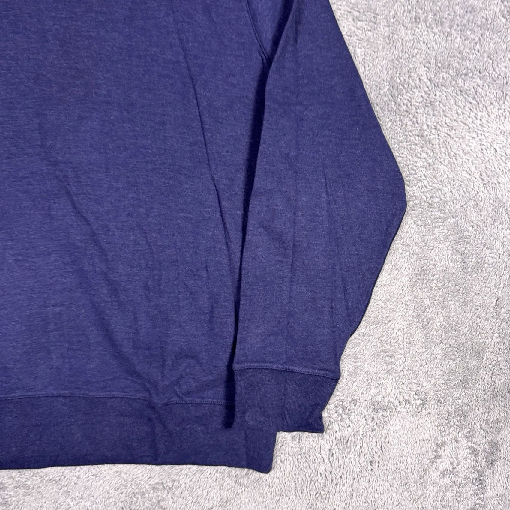 Polo Ralph Lauren Polo Ralph Lauren 1/4 Zip Mens XL Sweater Jacket Pullover Jumper Soft Blue Cotton Viscose Knit Logo Mock Neck Size US XL / EU 56 / 4 - 2 Thumbnail