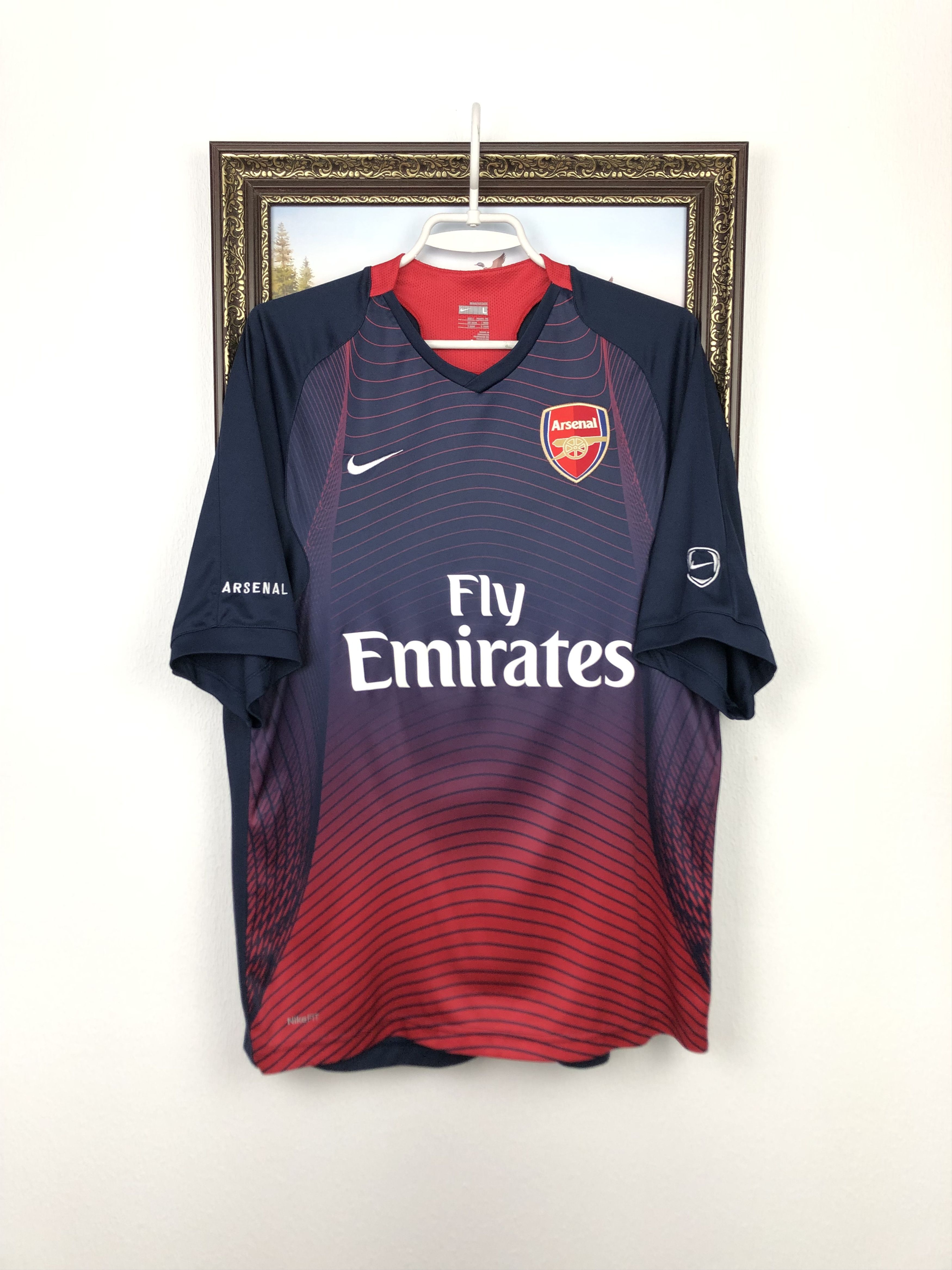 Nike Vintage Arsenal Football Shirt Soccer Jersey Train Tee Hype Size US L / EU 52-54 / 3 - 1 Thumbnail
