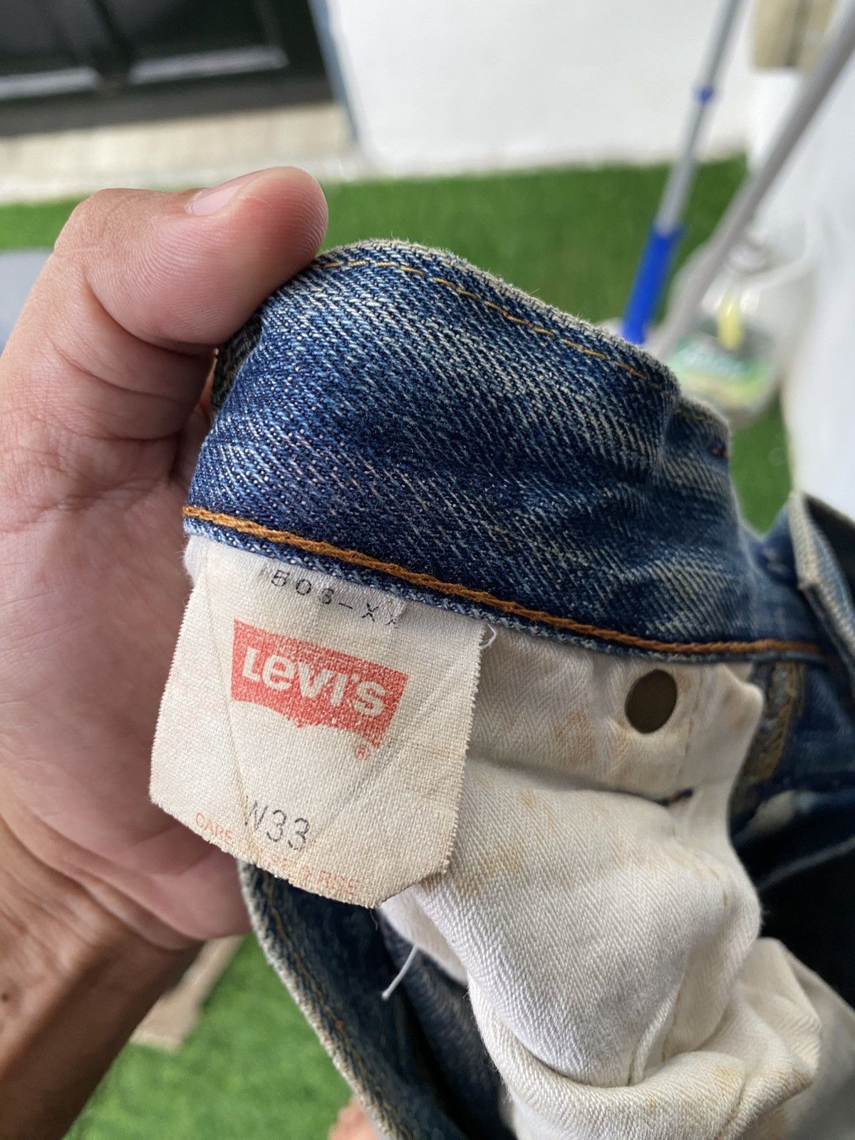 Levi's Vintage Clothing × Vintage W32x29.5 vintage levi's redline distressed damaged denime Size US 32 / EU 48 - 11 Thumbnail