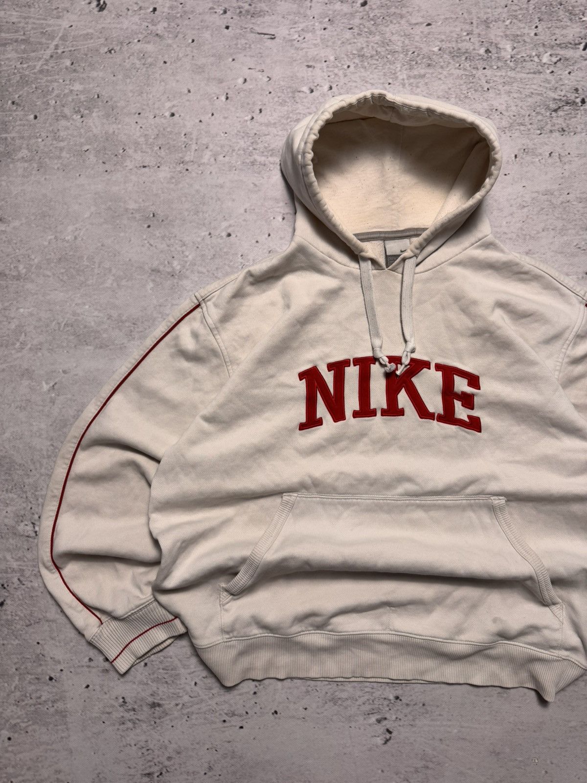 Nike × Vintage NIKE VINTAGE CENTER LOGO OVERSIZE BOXY HOODIE Size US XL / EU 56 / 4 - 2 Thumbnail