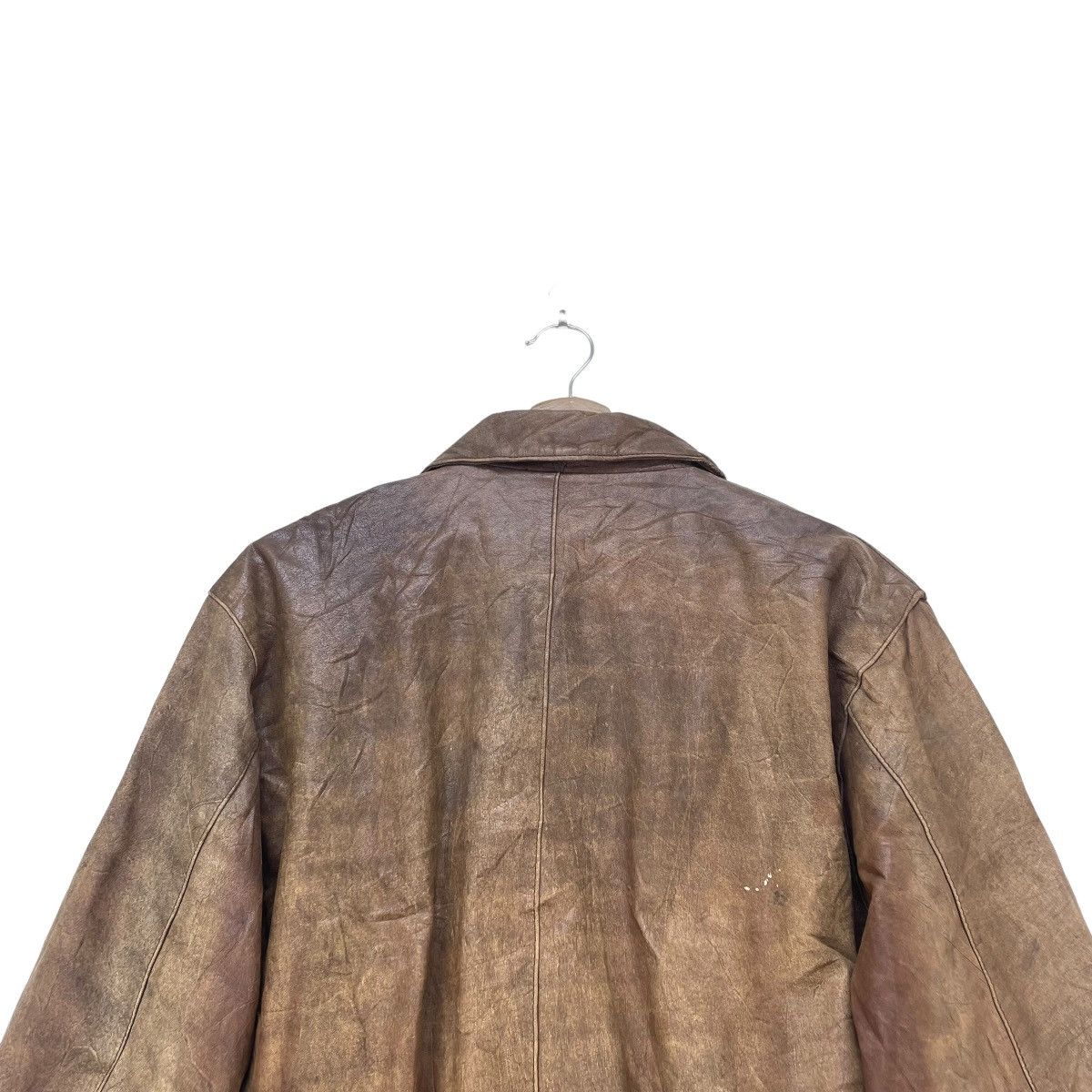 Japanese Brand × Vintage Vintage Japanese Brand Luis Alvear Sunfaded Leather Jackets Size US S / EU 44-46 / 1 - 6 Thumbnail