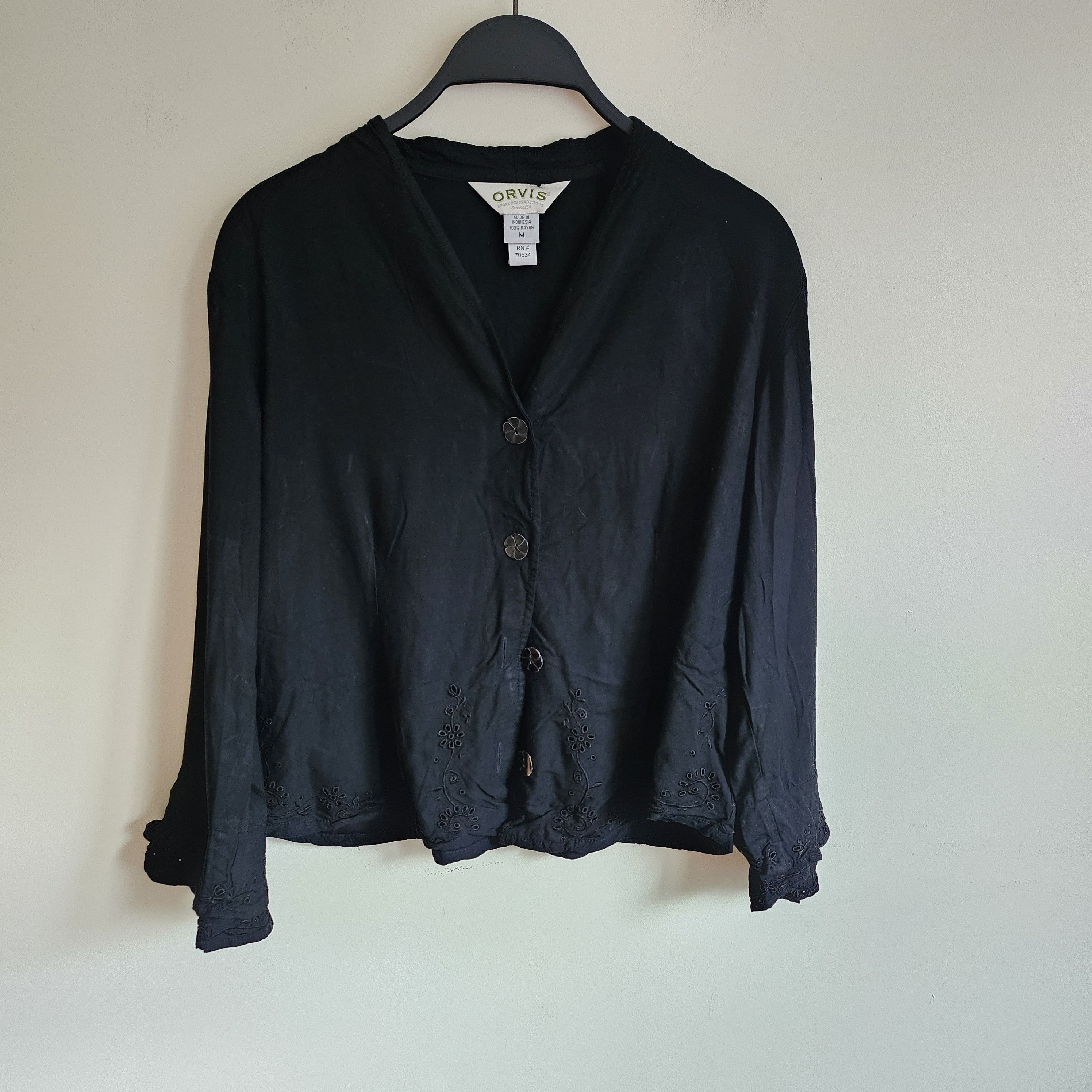 Orvis × Vintage Vintage Orvis Button Up Blouse Womens M Size M / US 6-8 / IT 42-44 - 2 Thumbnail