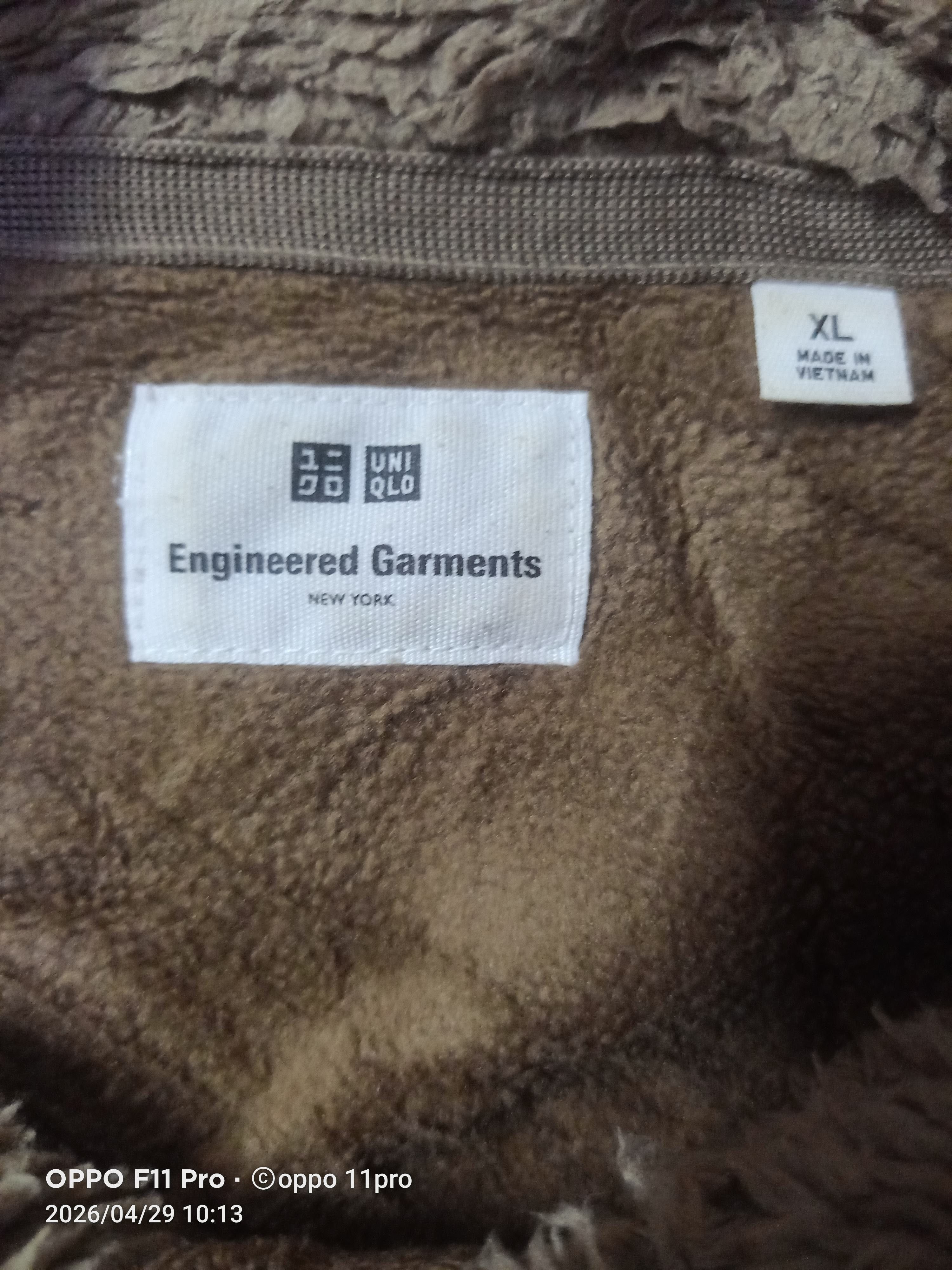 Engineered Garments × Uniqlo 💥 Uniqlo Fleece Zip Up Men Engineers Garment 💥 Size US XL / EU 56 / 4 - 9 Thumbnail