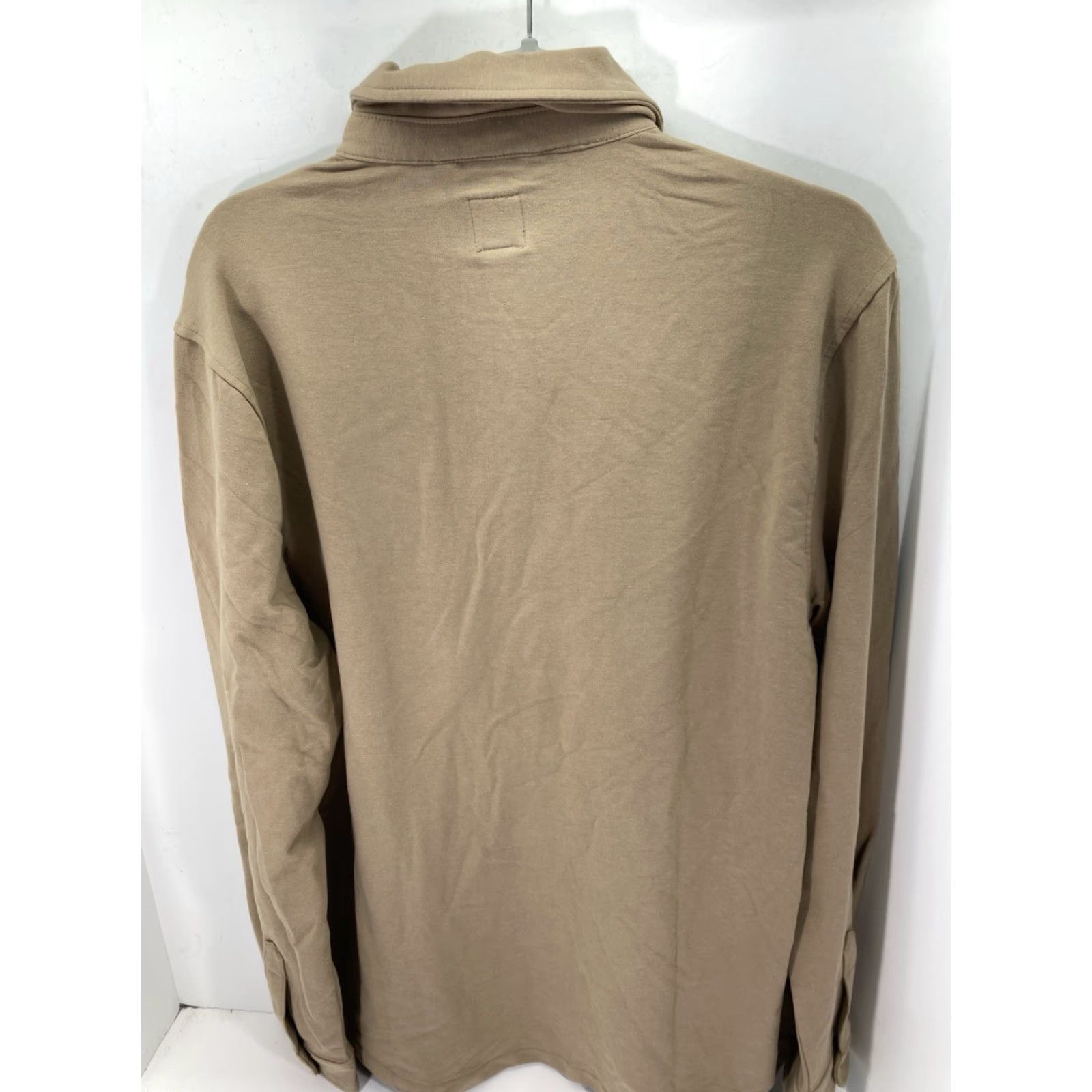 Gap Gap Knit Shirt Men Size Medium Brown Button Long Sleeve Cotton Blend Stretch NWT Size US M / EU 48-50 / 2 - 6 Thumbnail