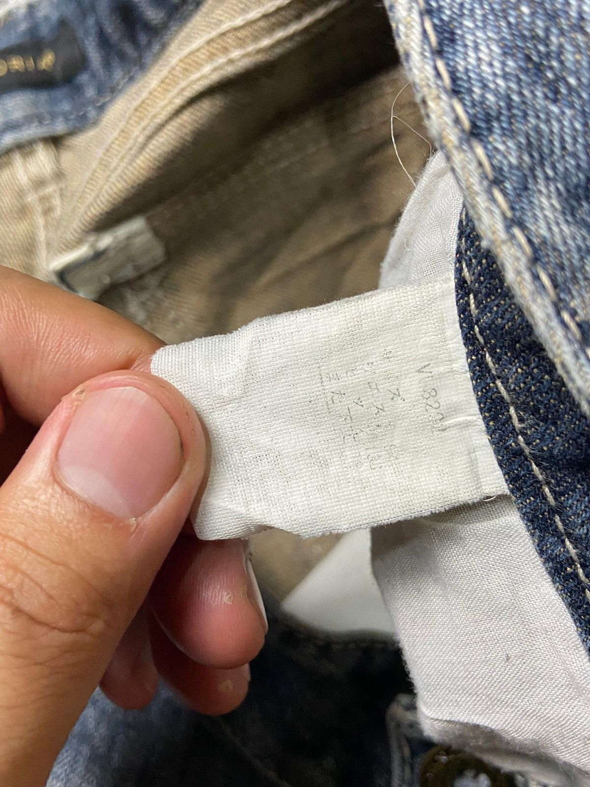 Japanese Brand × Vintage THEORIA Japanese Brand Distressed Denim Jeans (132) Size US 36 / EU 52 - 4 Thumbnail