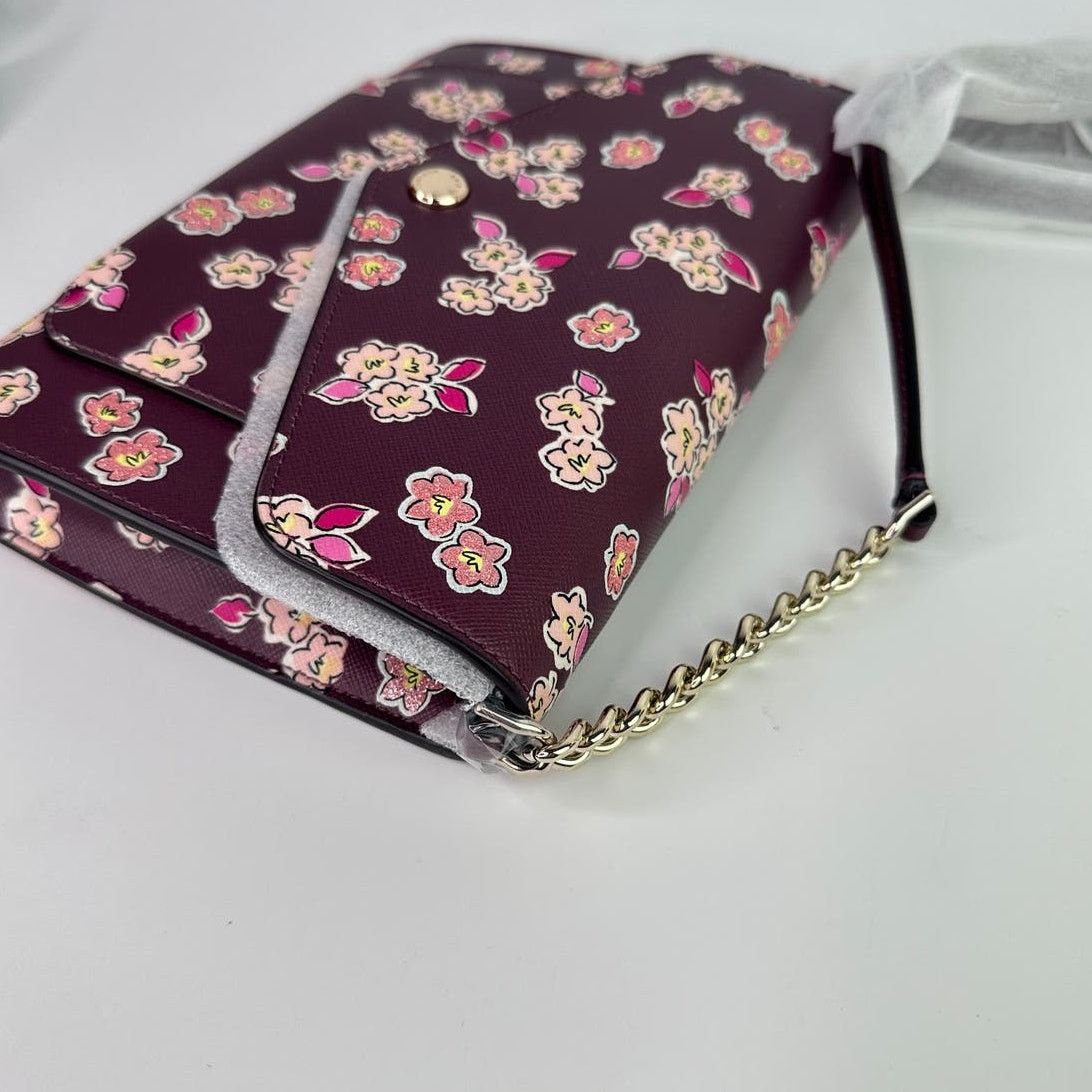 Kate Spade Kate Spade Frosted Floral Tinsel Flap Crossbody Clutch bag Size ONE SIZE - 3 Thumbnail