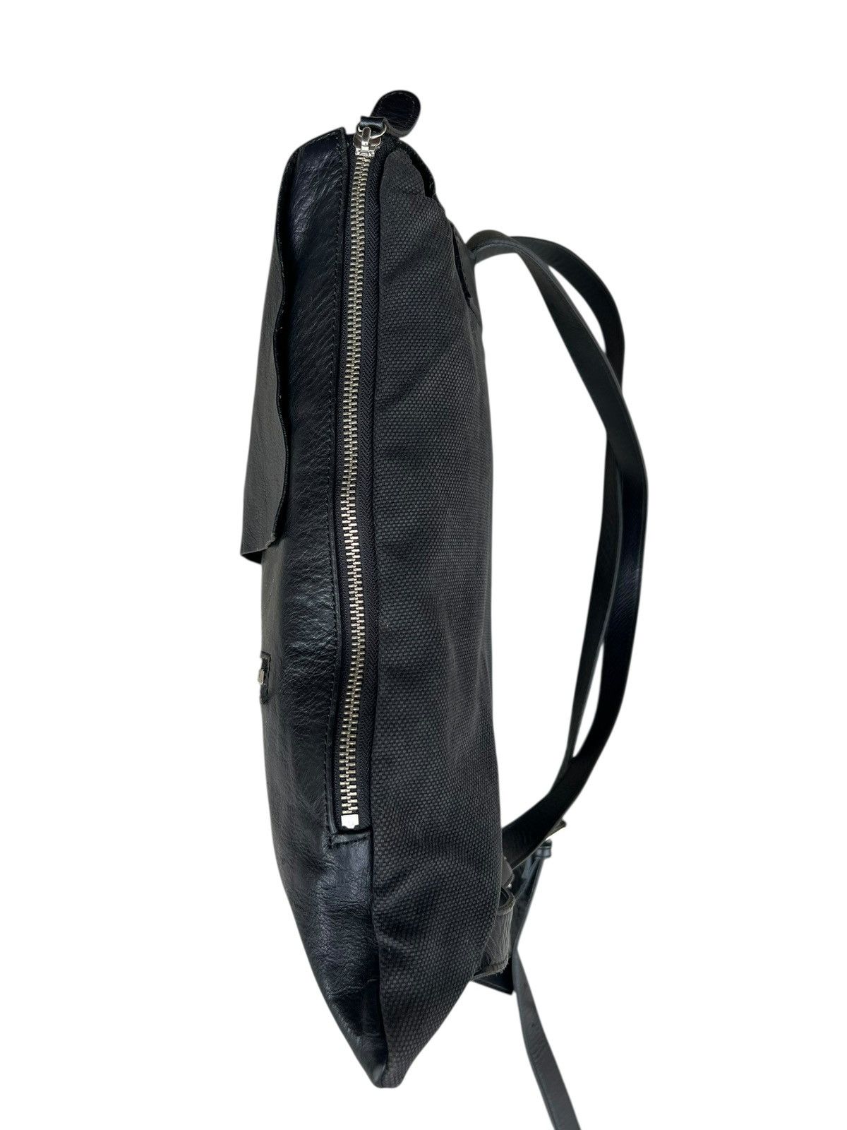 Leather Pour Deux Acce Japan Black Leather Backpack Rucksack Bag Size ONE SIZE - 14 Thumbnail