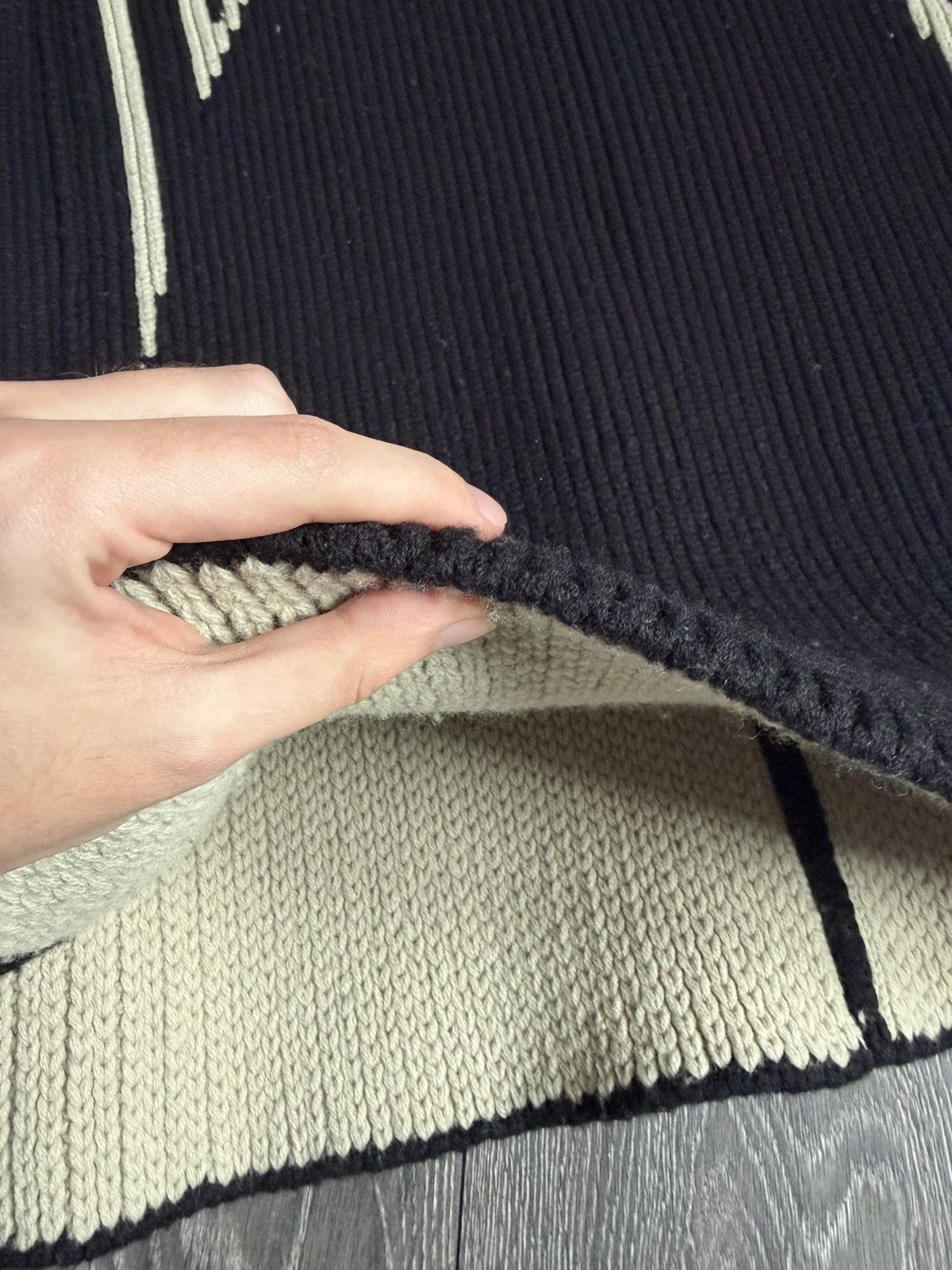 Rick Owens rick owens aw24 porterville jumbo sweater sample prototype Size US M / EU 48-50 / 2 - 4 Thumbnail