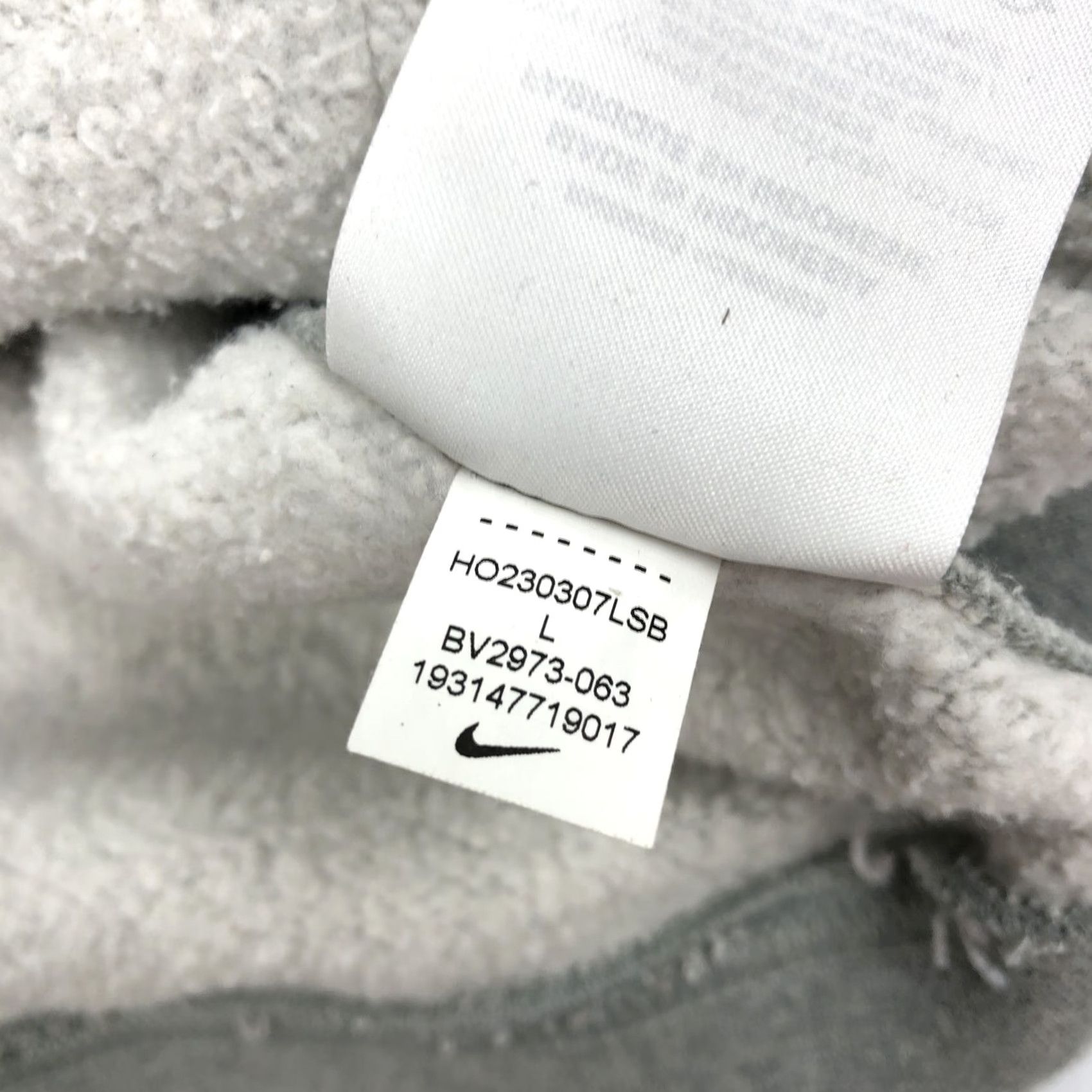 Nike Nike Men's Gray Logo Pullover Hoodie Fleece Sweatshirt BV2973-063 Size L Size US L / EU 52-54 / 3 - 7 Thumbnail