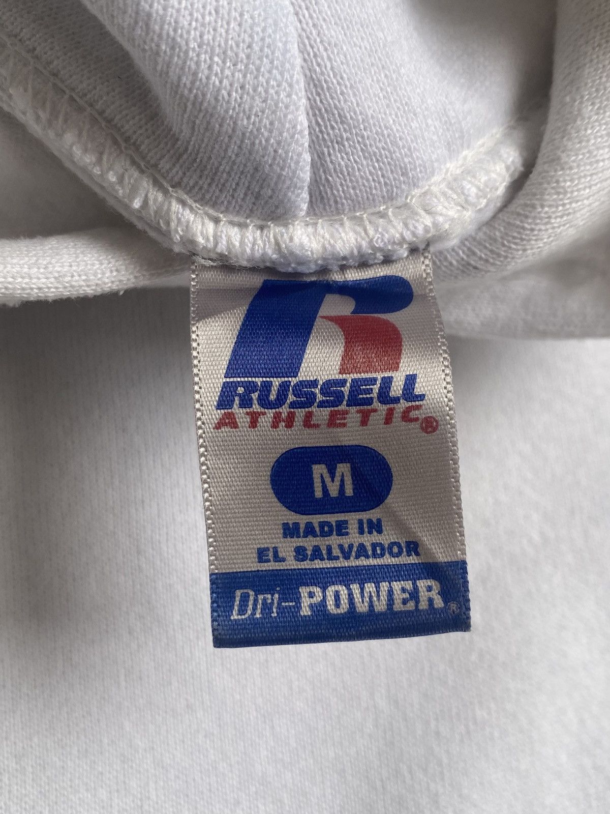 Russell Athletic Vintage 2000s Cloud White Russell Hoodie Size US M / EU 48-50 / 2 - 5 Thumbnail