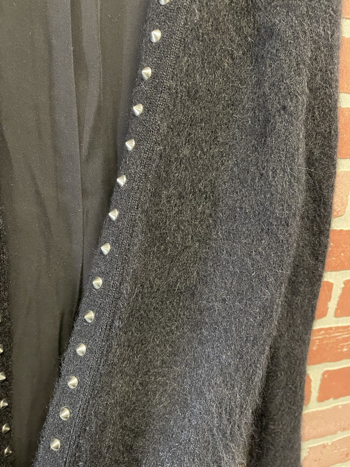 Saint Laurent Paris Size M - Saint Laurent Fall 2016 Studded Mohair Cardigan Size M / US 6-8 / IT 42-44 - 9 Thumbnail