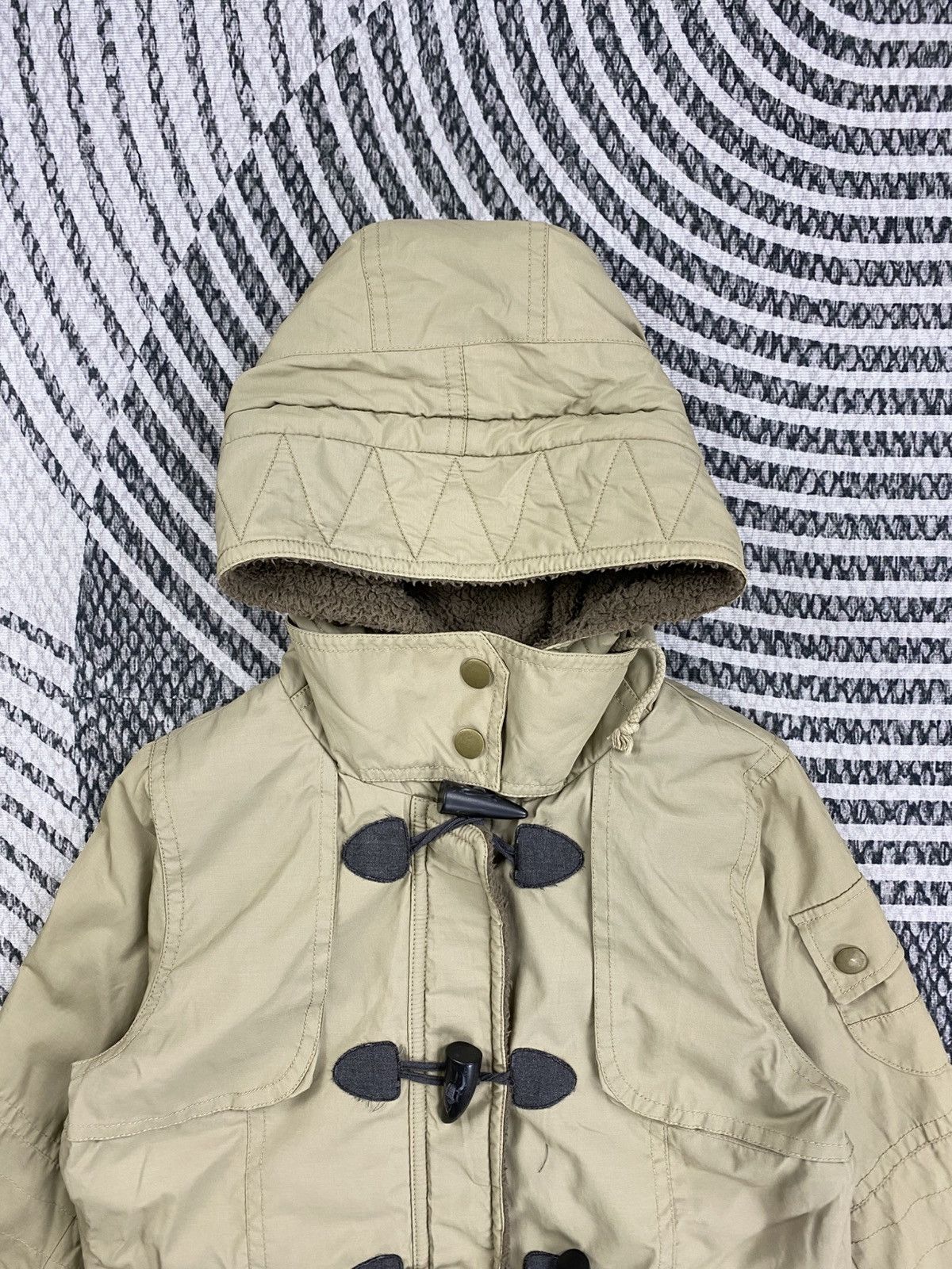 ATSURO TAYAMA Vintage Atsuro Tayama Duffle Coat Hoodie Jacket Size M / US 6-8 / IT 42-44 - 8 Thumbnail