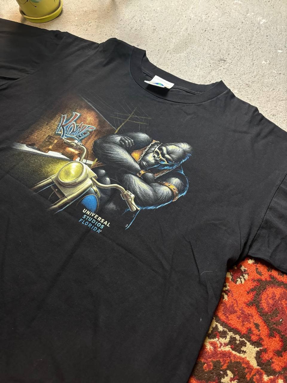 Universal Studios × Vintage Vintage 90s KING KONG Biker Universal Studios Y2K Tee Size US XXL / EU 58 / 5 - 3 Thumbnail