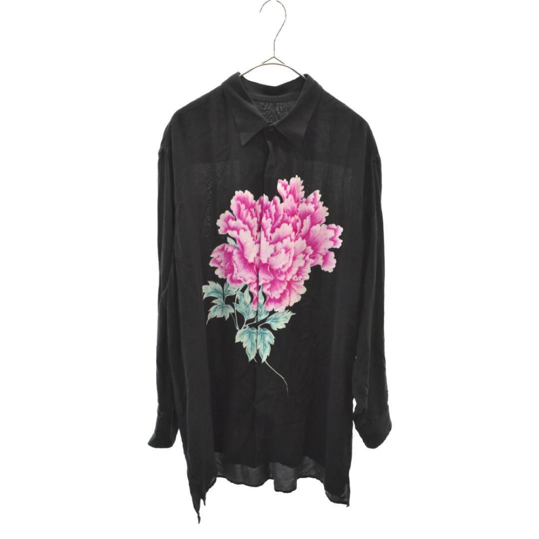 Yohji Yamamoto yohji yamamoto pour homme/peony-dyed rayon shirts Size US M / EU 48-50 / 2 - 1 Thumbnail