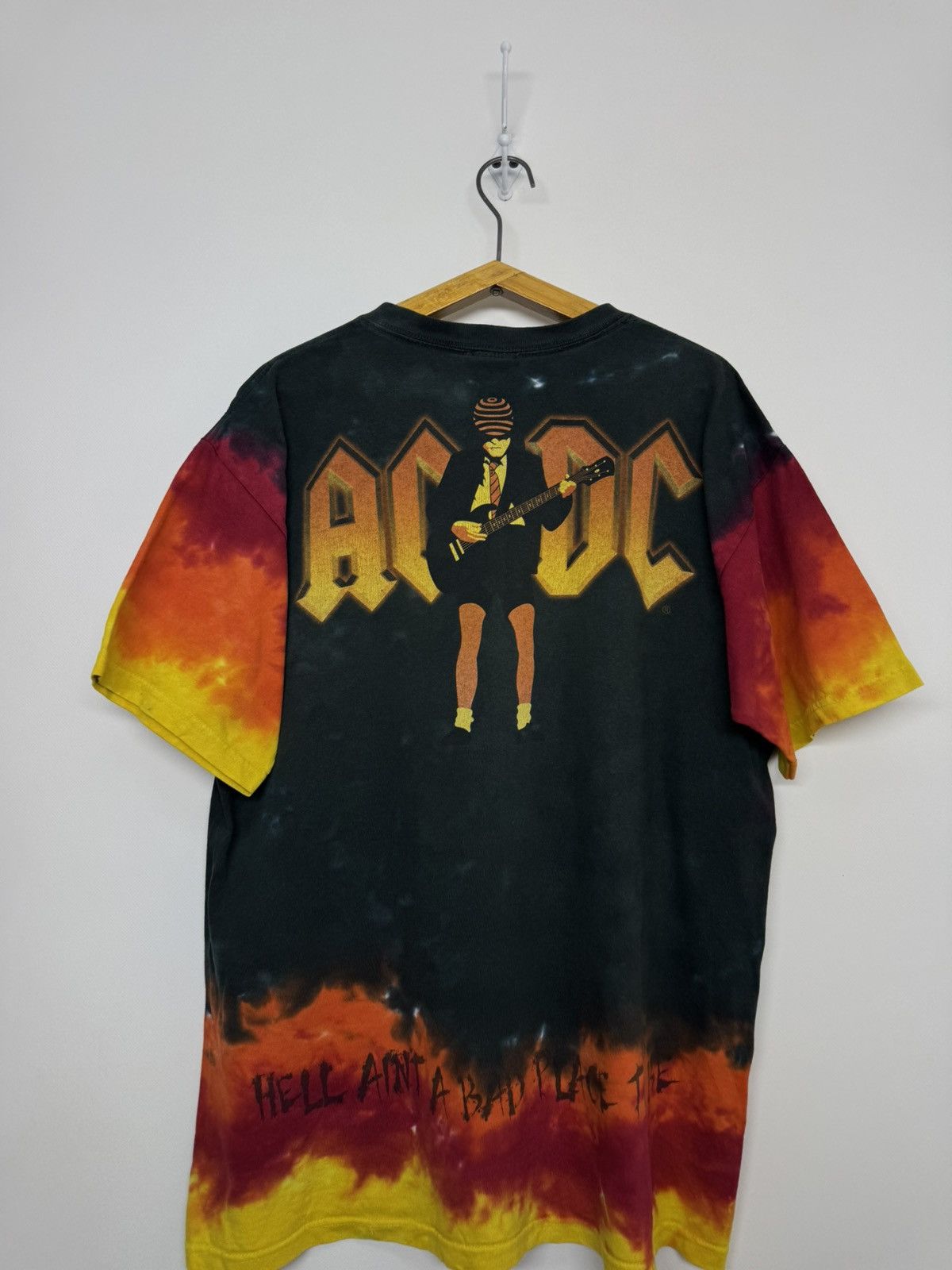 AC/DC Vintage Y2k 2006 Liquid Blue AC/DC All Over Print T-Shirt Size US L / EU 52-54 / 3 - 9 Thumbnail