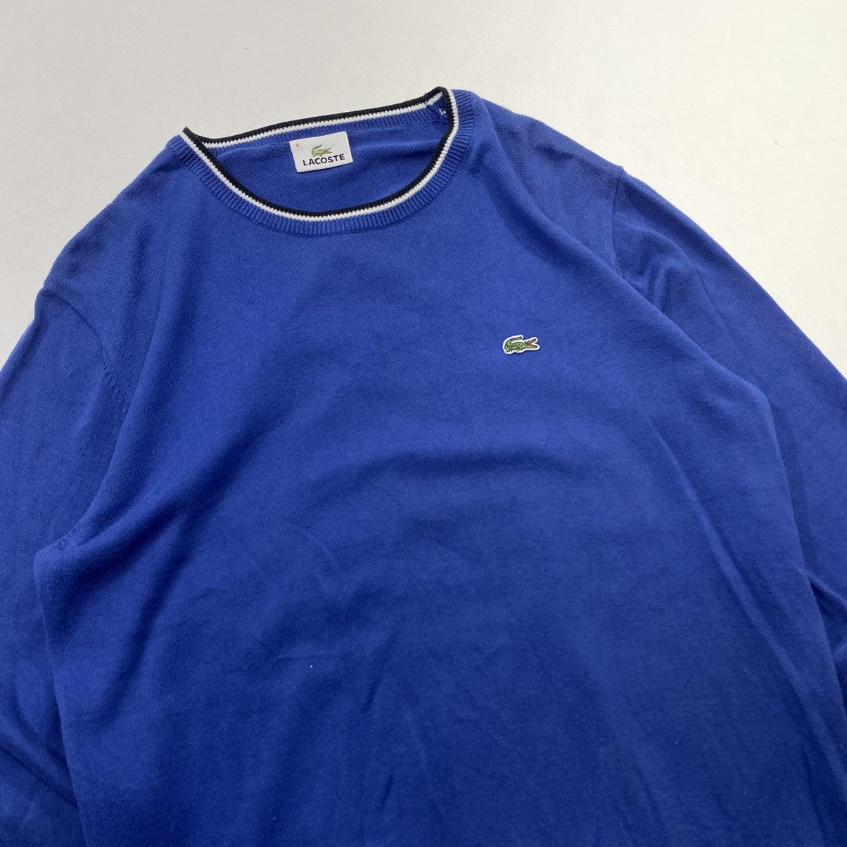 Lacoste Lacoste Blue Knitwear Size US L / EU 52-54 / 3 - 2 Thumbnail