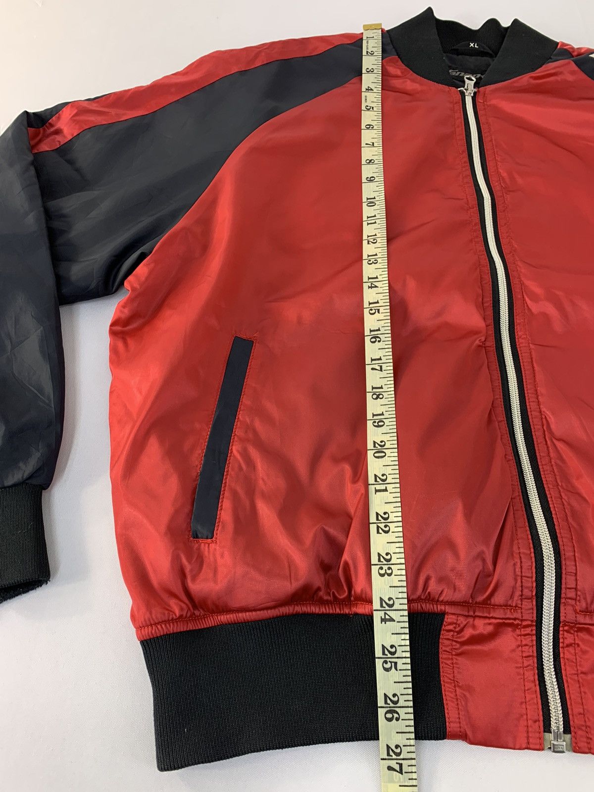 Vintage Hype Snap-On Bomber Quilted Jacket Embroidery Logo Design Size US XL / EU 56 / 4 - 12 Thumbnail