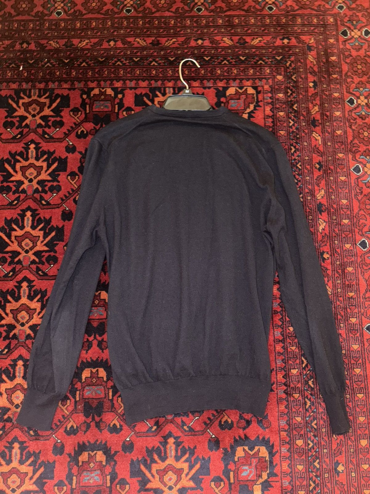 Loro Piana Loro Piana NAVY BLUE Cashmere sweater Size US L / EU 52-54 / 3 - 3 Thumbnail