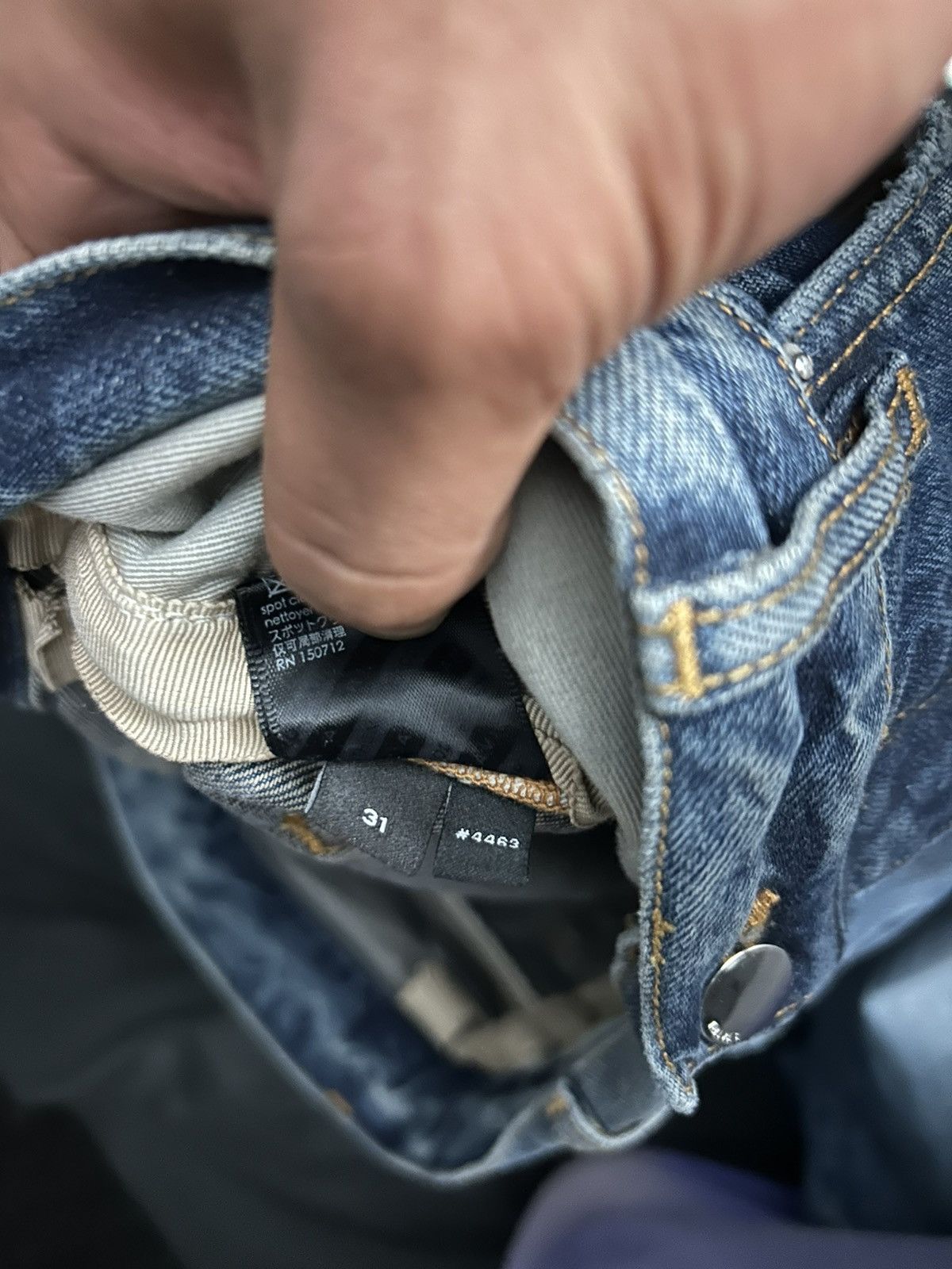 Amiri Straight leg amiri denim Size US 31 - 3 Thumbnail