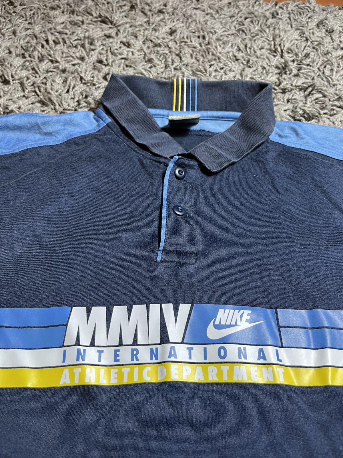 Vintage NIKE VINTAGE 00s INTERNATIONAL ATHLETIC DEPARTMENT T-SHIRT Size US L / EU 52-54 / 3 - 2 Thumbnail