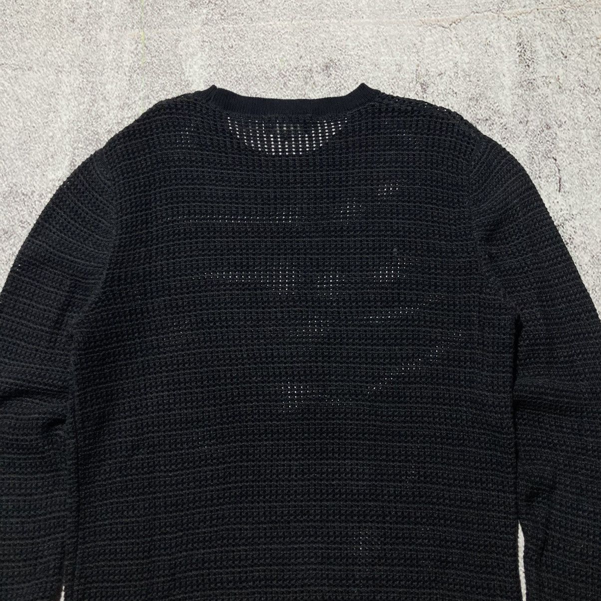 A.P.C. A.P.C. Semi-Sheer Transparency Knit Sweatshirt Charcoal Size US M / EU 48-50 / 2 - 10 Thumbnail