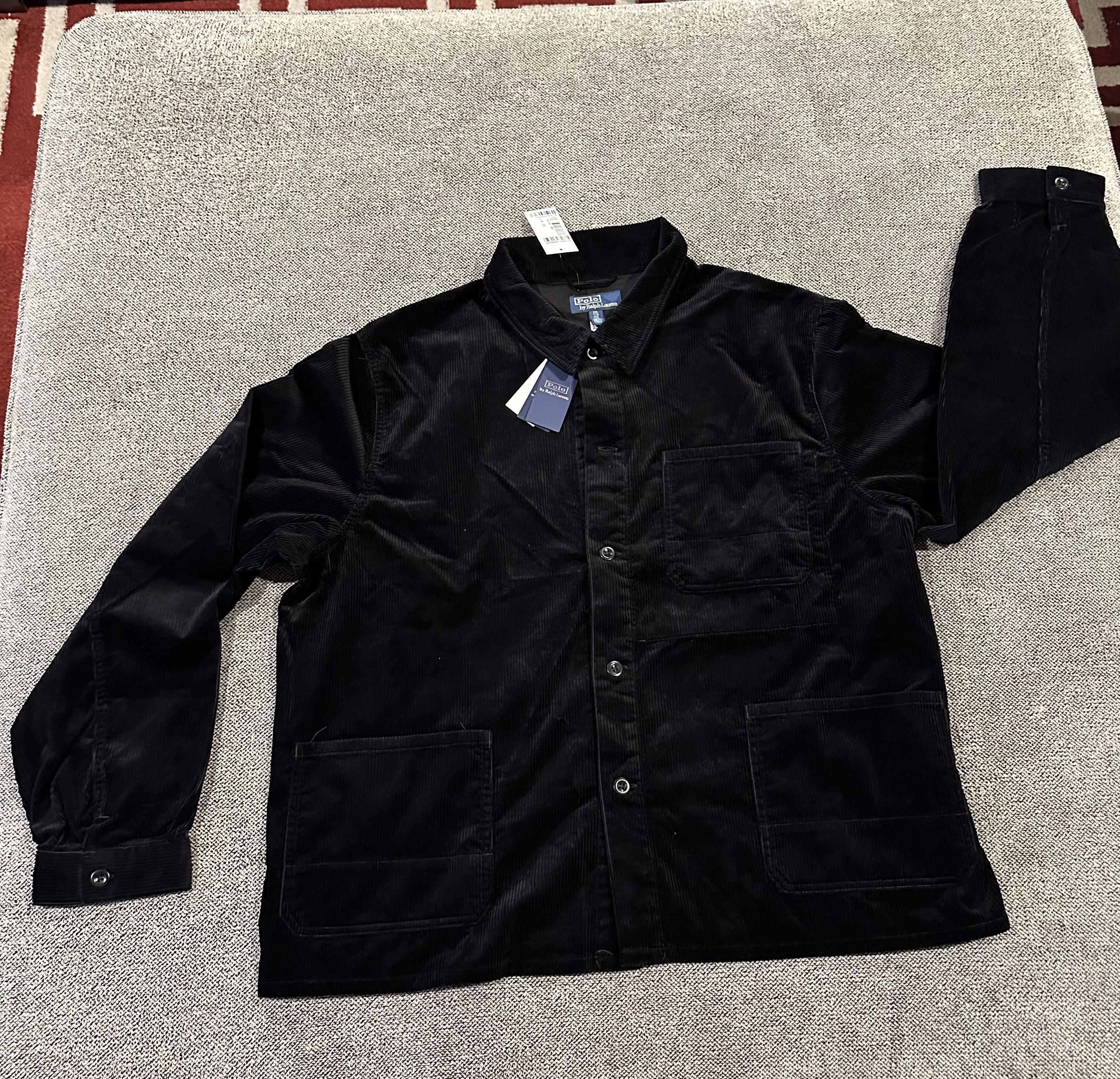 Polo Ralph Lauren POLO RALPH LAUREN Black Cotton-Corduroy Jacket $250 Size 2XL Size US XXL / EU 58 / 5 - 2 Thumbnail