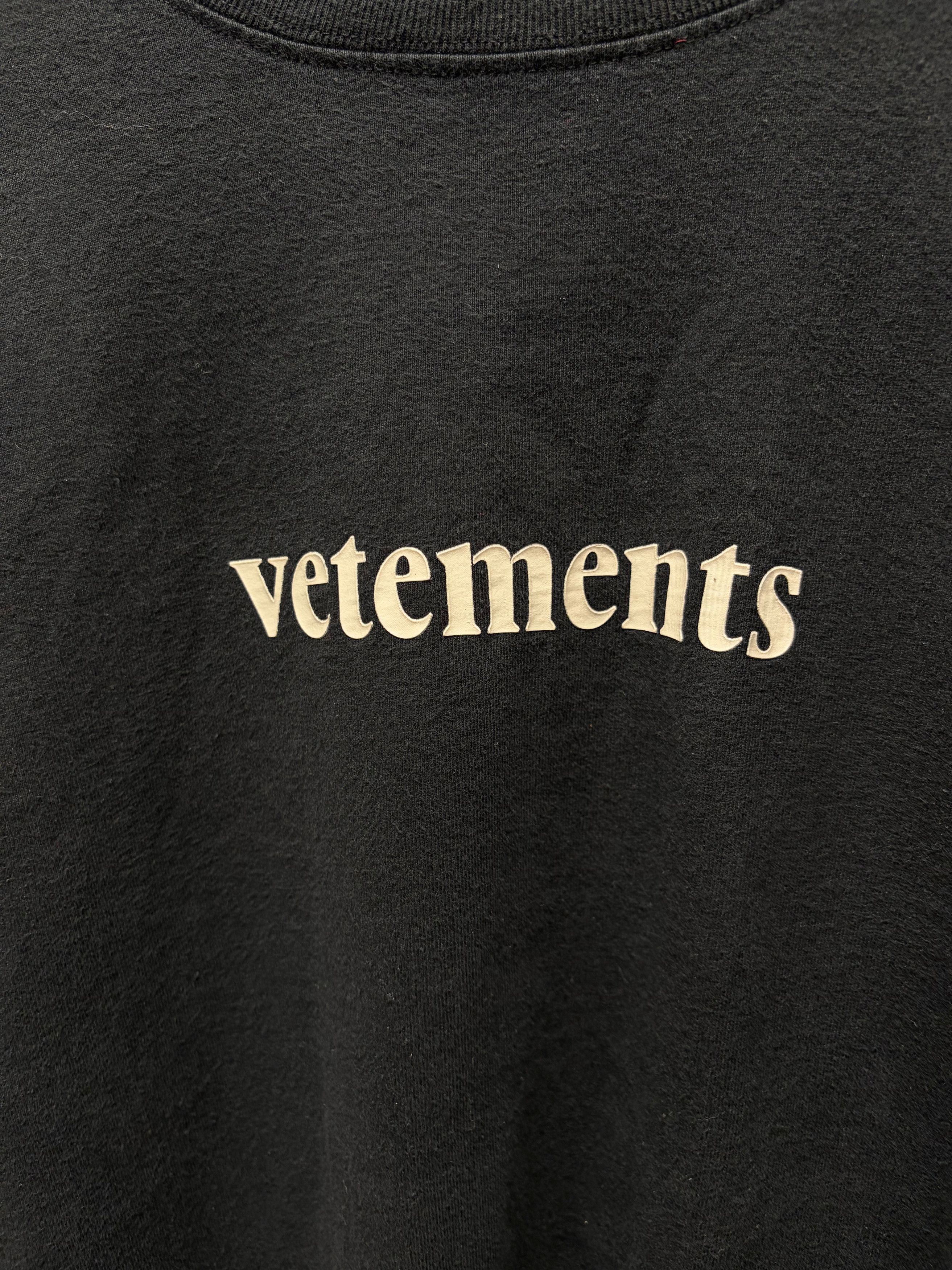 Vetements SS2020 Vetements ‘Shipping Label’ Black Logo T-Shirt Size US XS / EU 42 / 0 - 2 Thumbnail