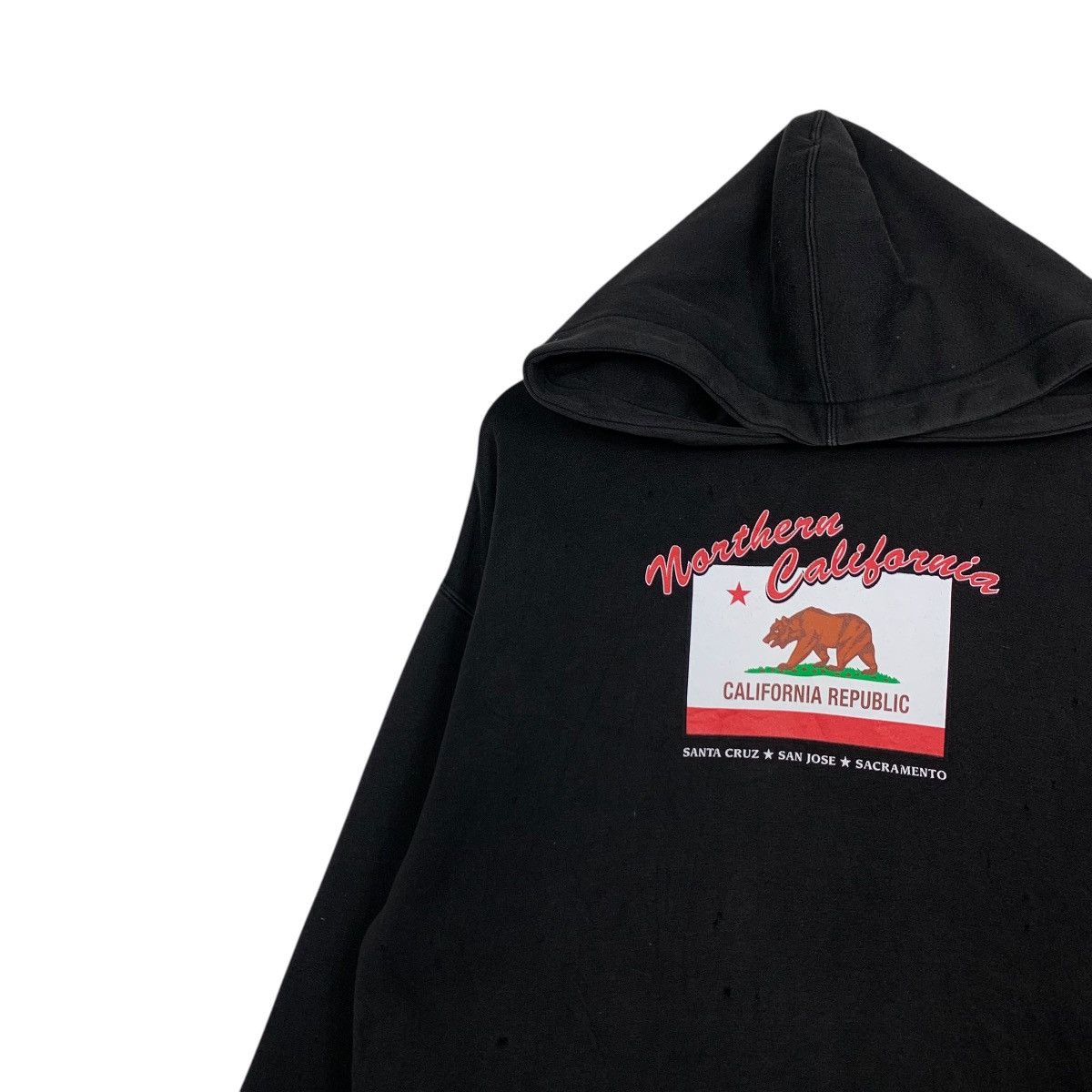 Vintage NOTHERN CALIFORNIA Bear Graphics Pullover Hoodies #1764-C78 Size US M / EU 48-50 / 2 - 9 Thumbnail