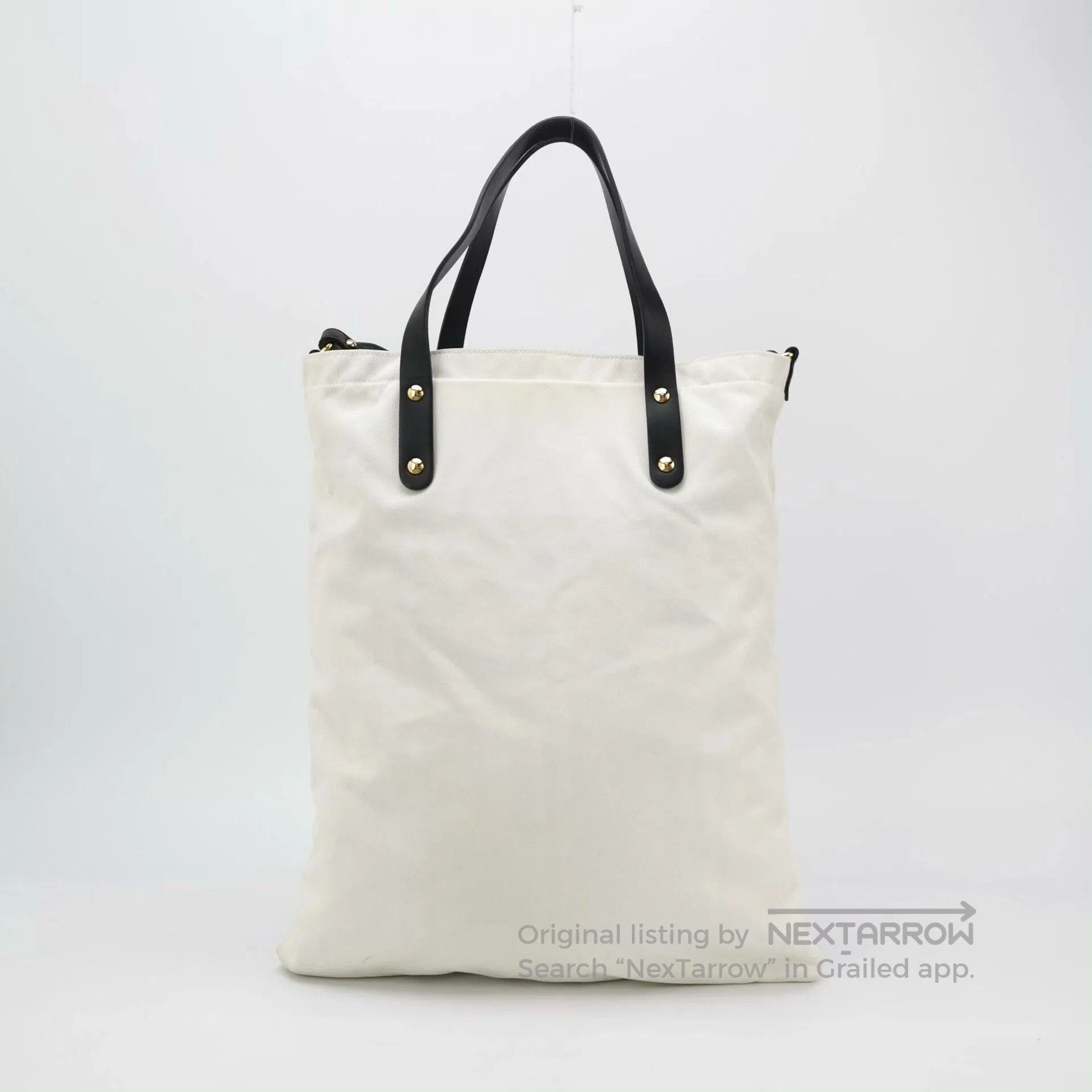 Burberry Burberry KINODM Canvas Letter Print Tote. Size ONE SIZE - 4 Thumbnail