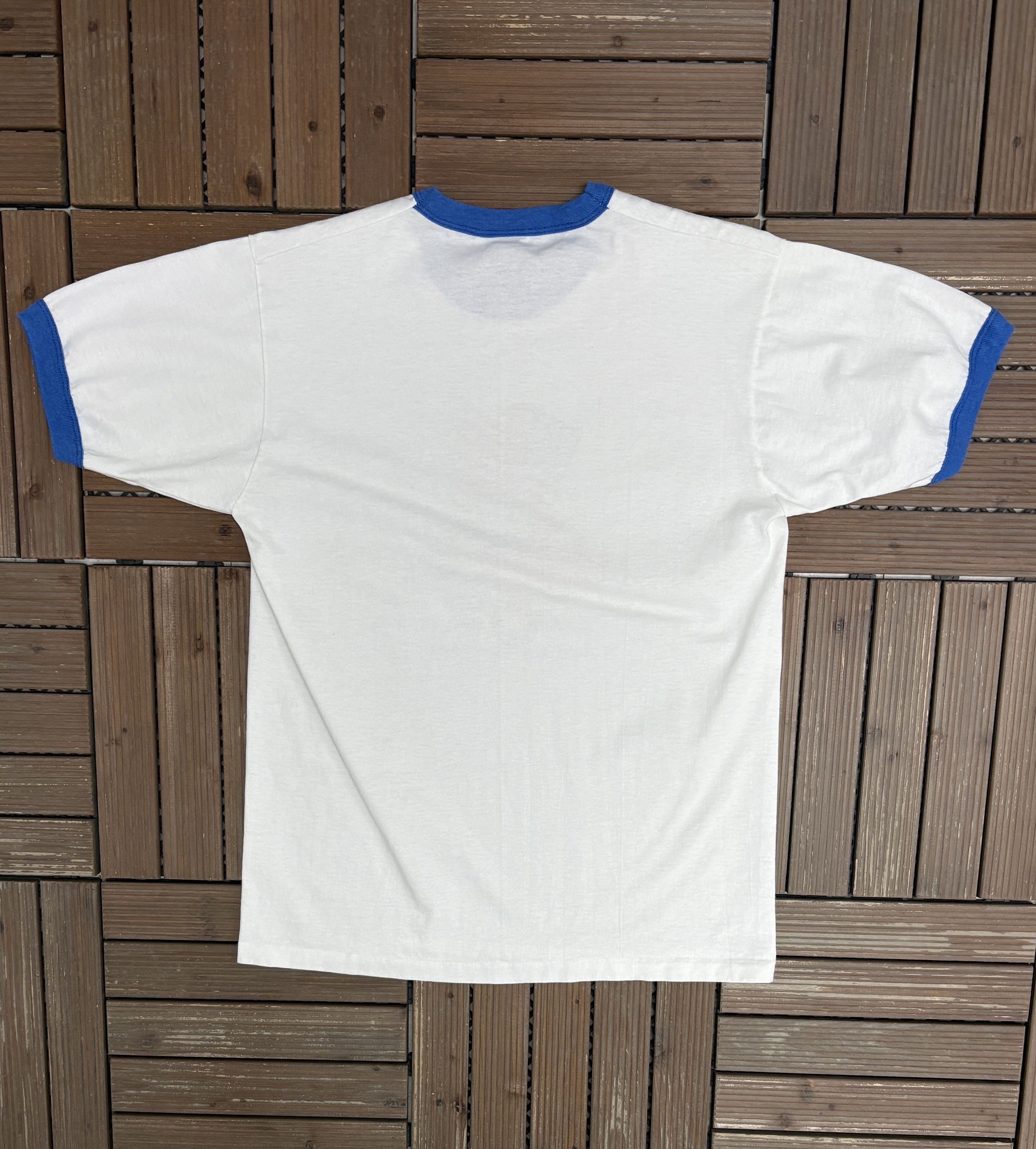 Vintage 1991 Monroe Fire School Vintage White T-Shirt Tee Size US L / EU 52-54 / 3 - 4 Thumbnail