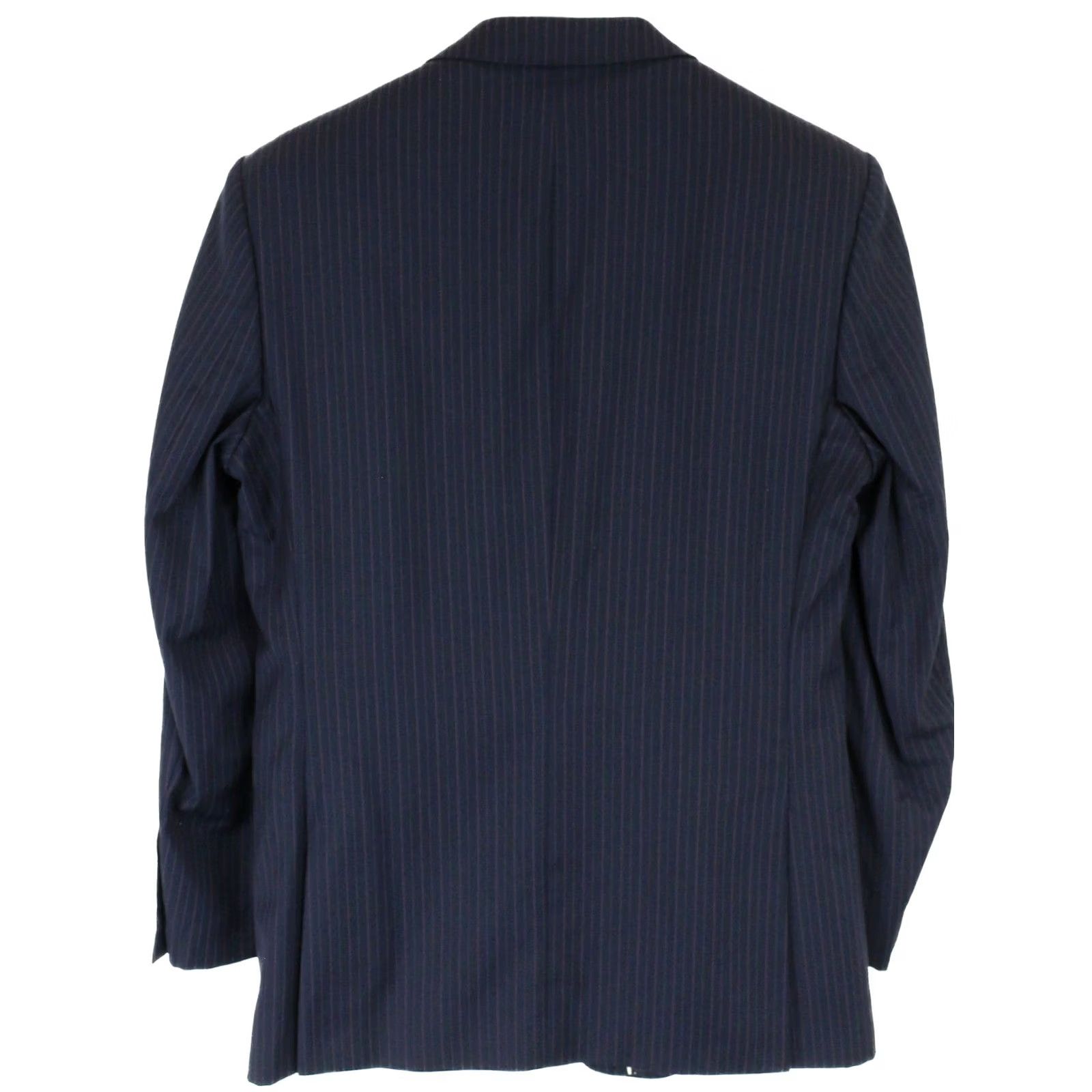 Ben Sherman BEN SHERMAN Blazer Men's EU 48S Pinstriped Lined Single Breasted Navy Blazer Size 48R - 2 Thumbnail