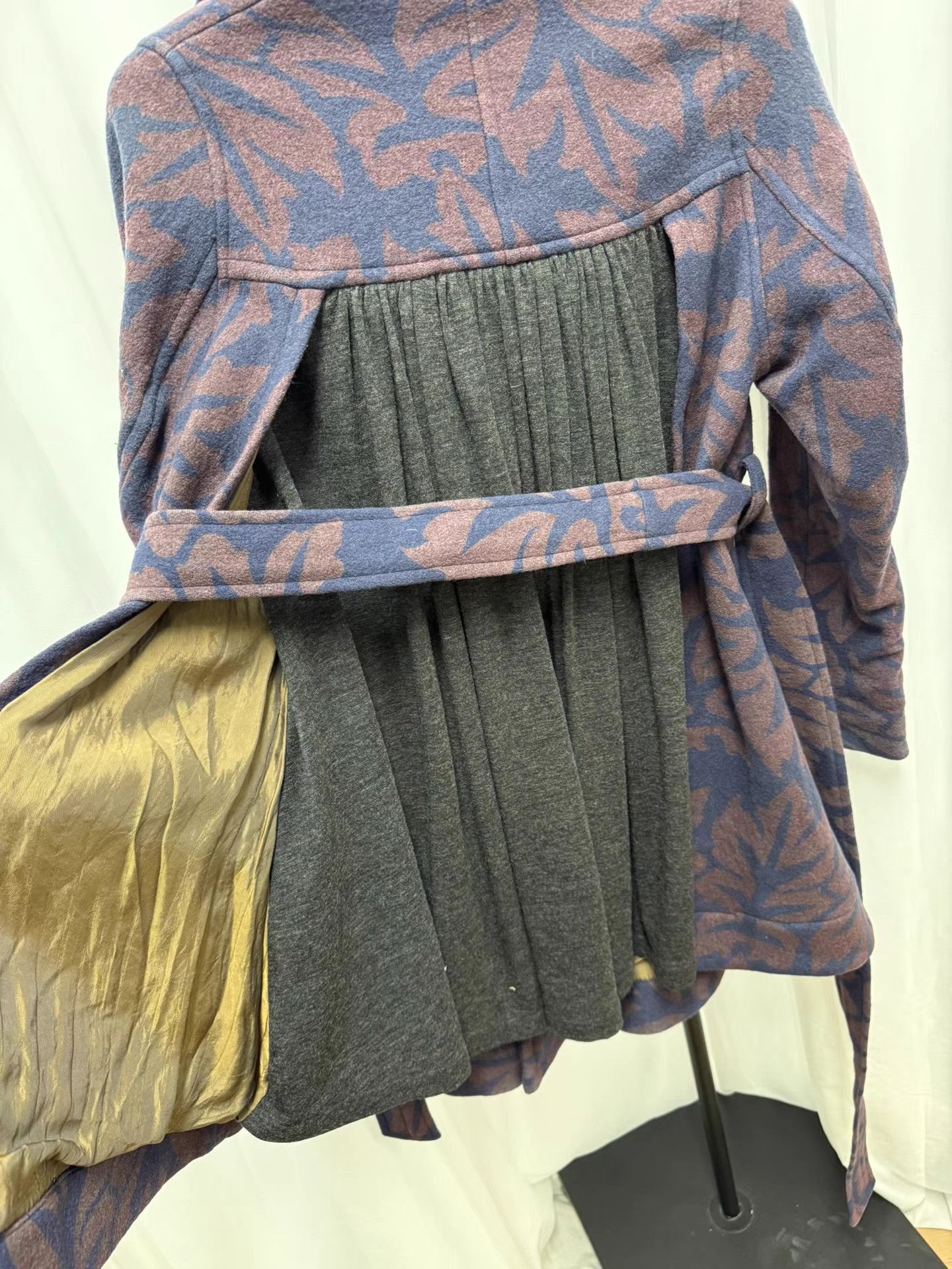 Undercover UNDERCOVER 97AW Maple Leaf Pleated Patchwork Coat K20 Size US L / EU 52-54 / 3 - 5 Thumbnail