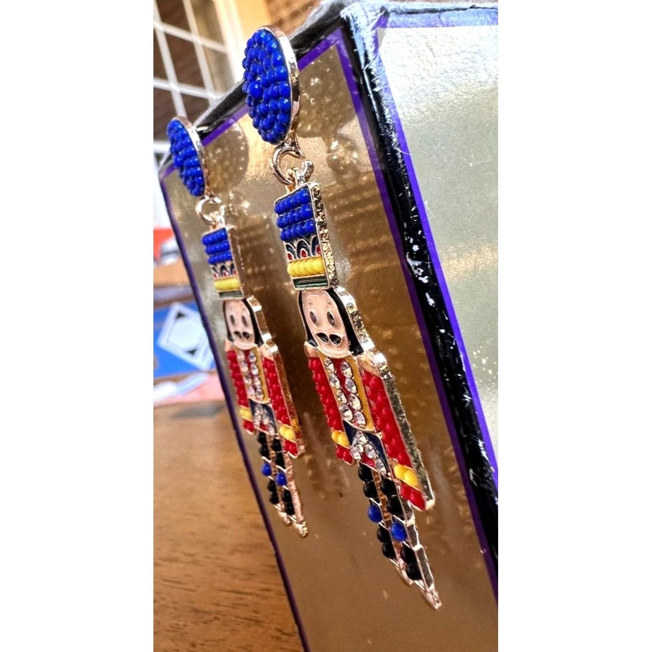 Handmade Nutcracker Earrings Toy Soldier New Christmas Ballet Jewelry Size ONE SIZE - 11 Thumbnail