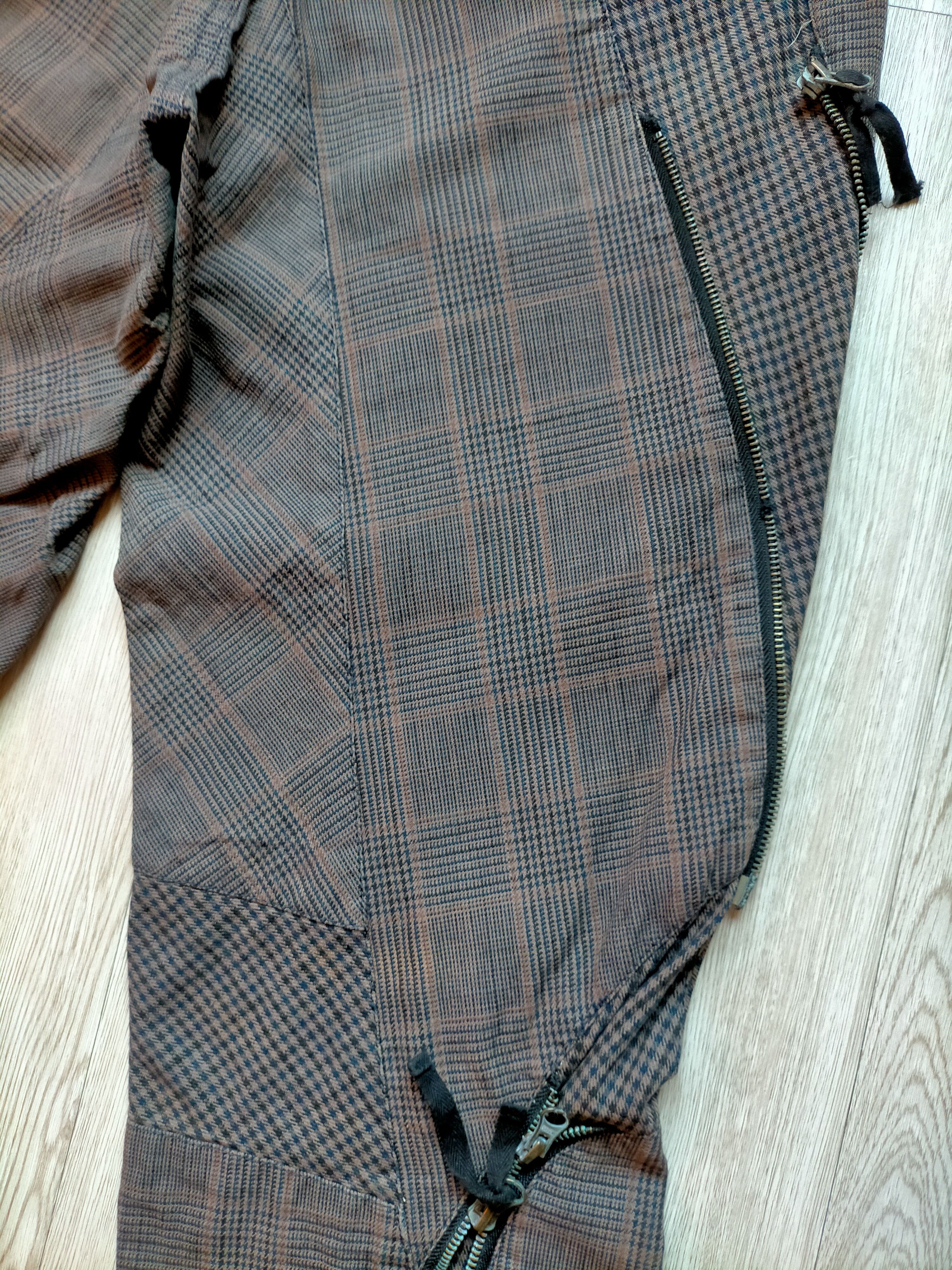 Final Home Final Home Japan Check Patchwork Zipped Trouser Pants Size US 36 / EU 52 - 14 Thumbnail