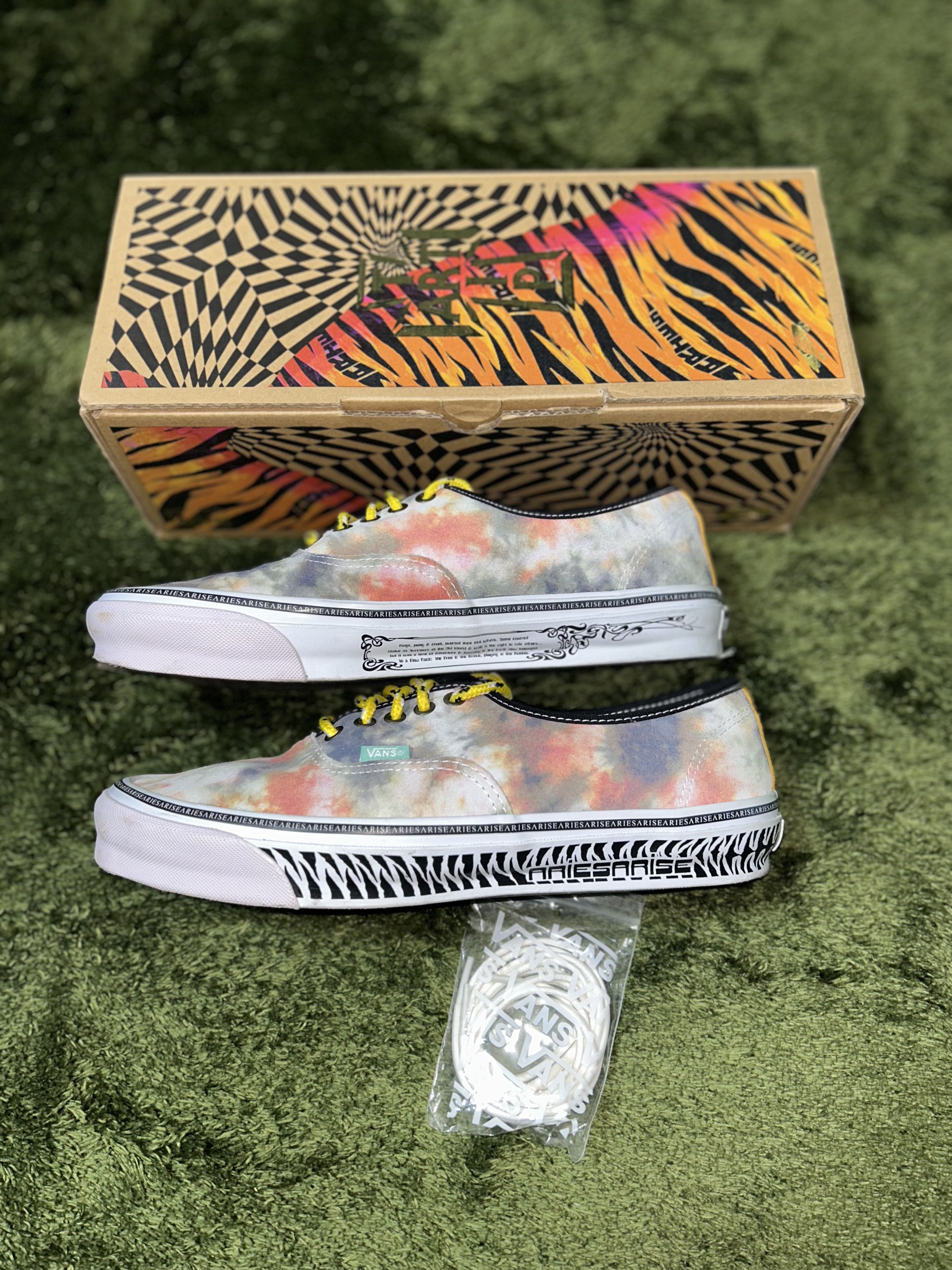 Custom iridescent fashion vans