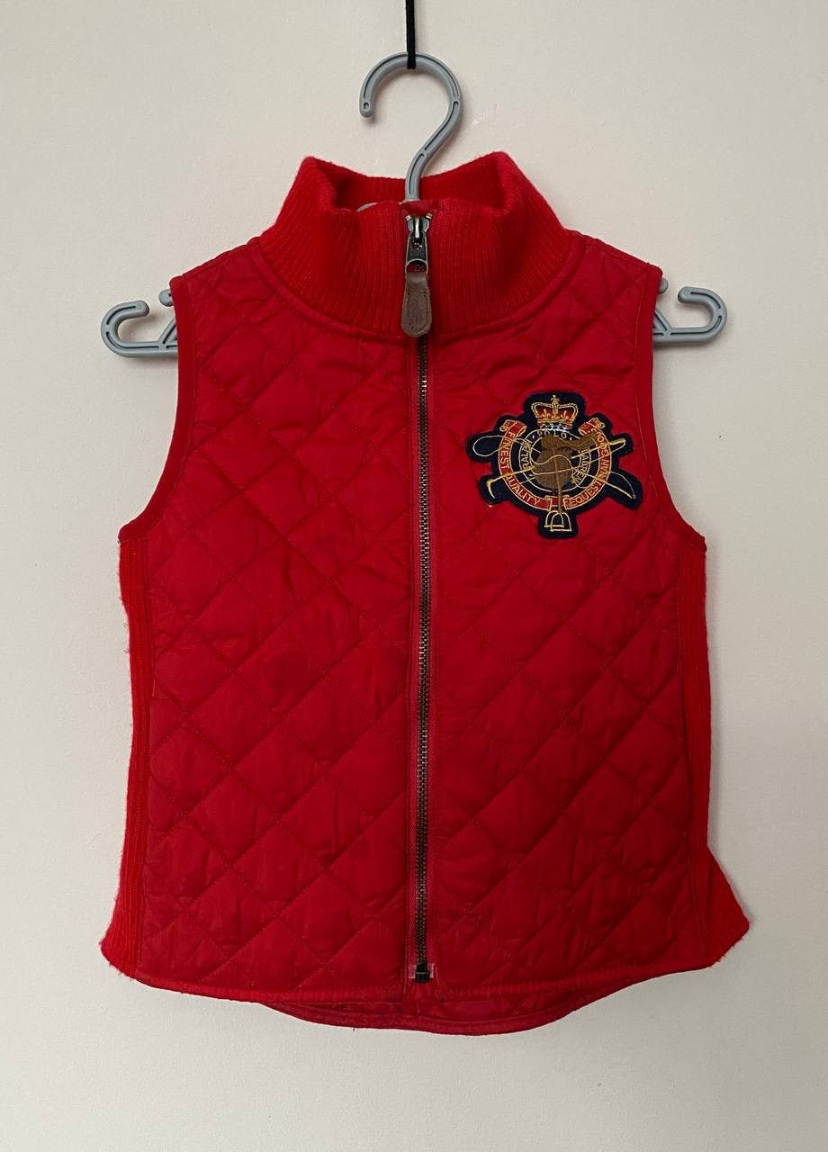 Ralph Lauren × Vintage ❤️ Ralph Lauren Equestrian Quilted Vest! With Suede Trim Size US XXS / EU 40 - 1 Thumbnail