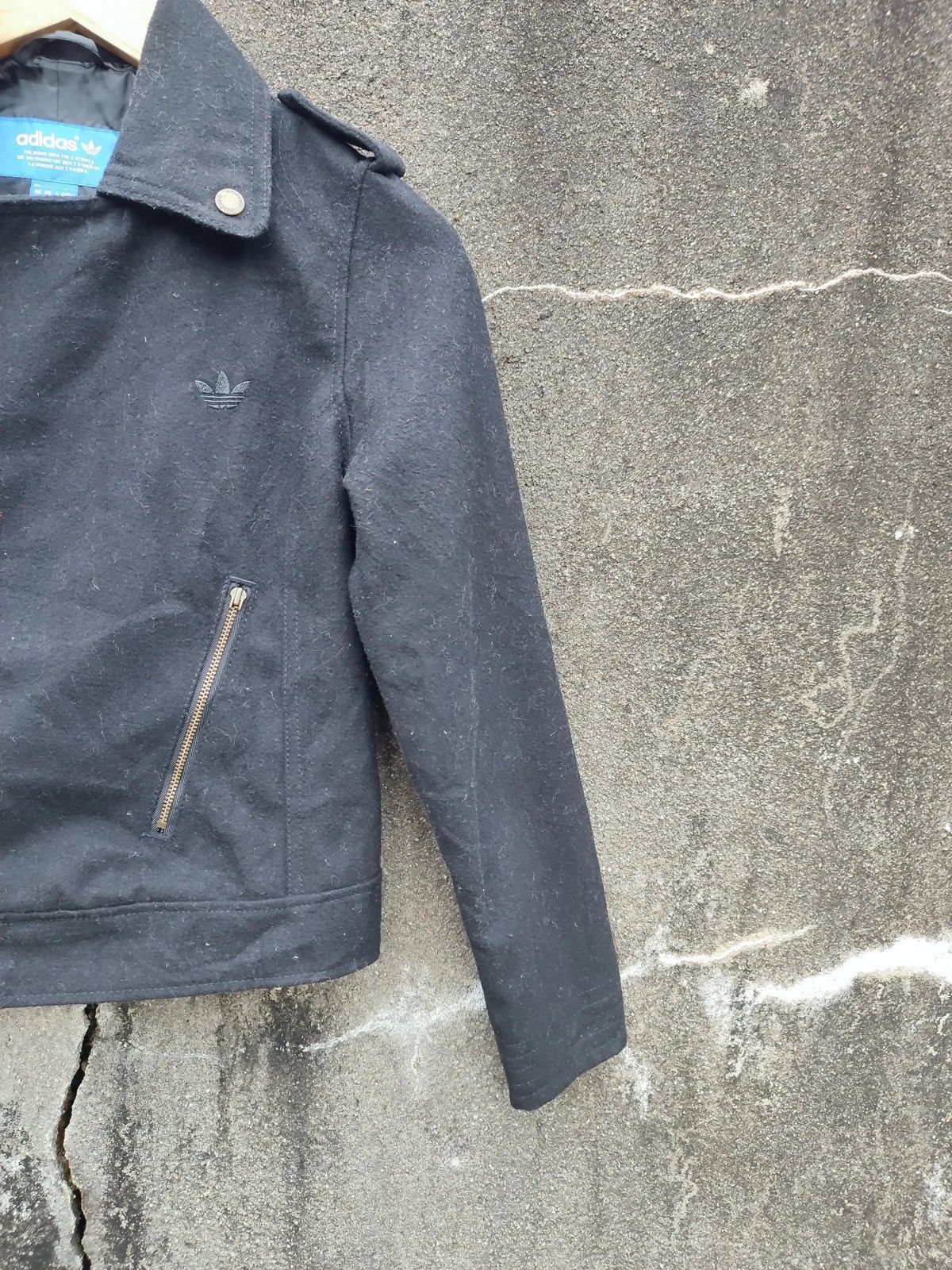 Adidas Adidas Originals Women’s Moto Jacket – Early 2010s Size XS / US 0-2 / IT 36-38 - 3 Thumbnail
