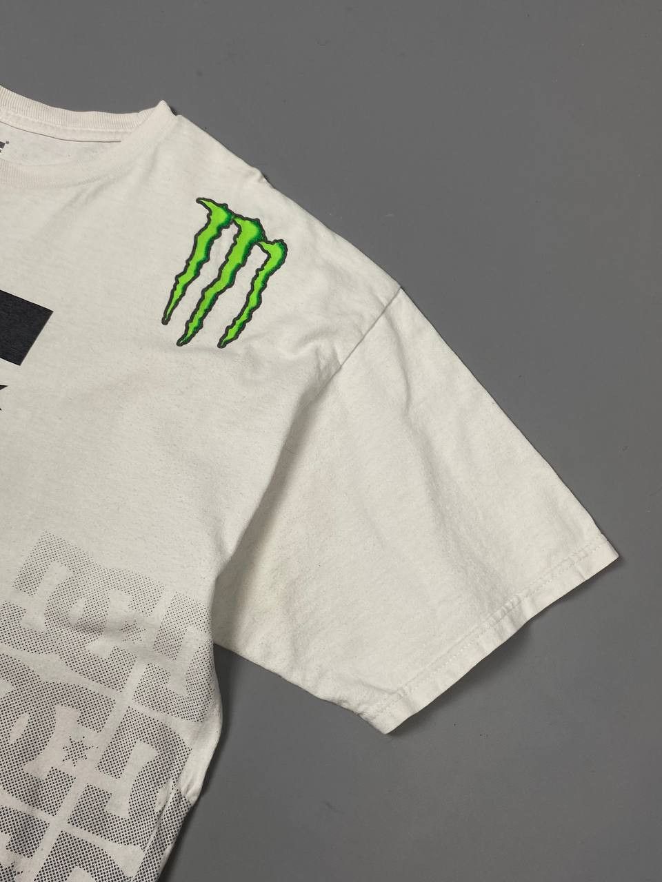 DC DC Shoes Dave Mirra Monster Energy White T-Shirt XL Size US XL / EU 56 / 4 - 9 Thumbnail