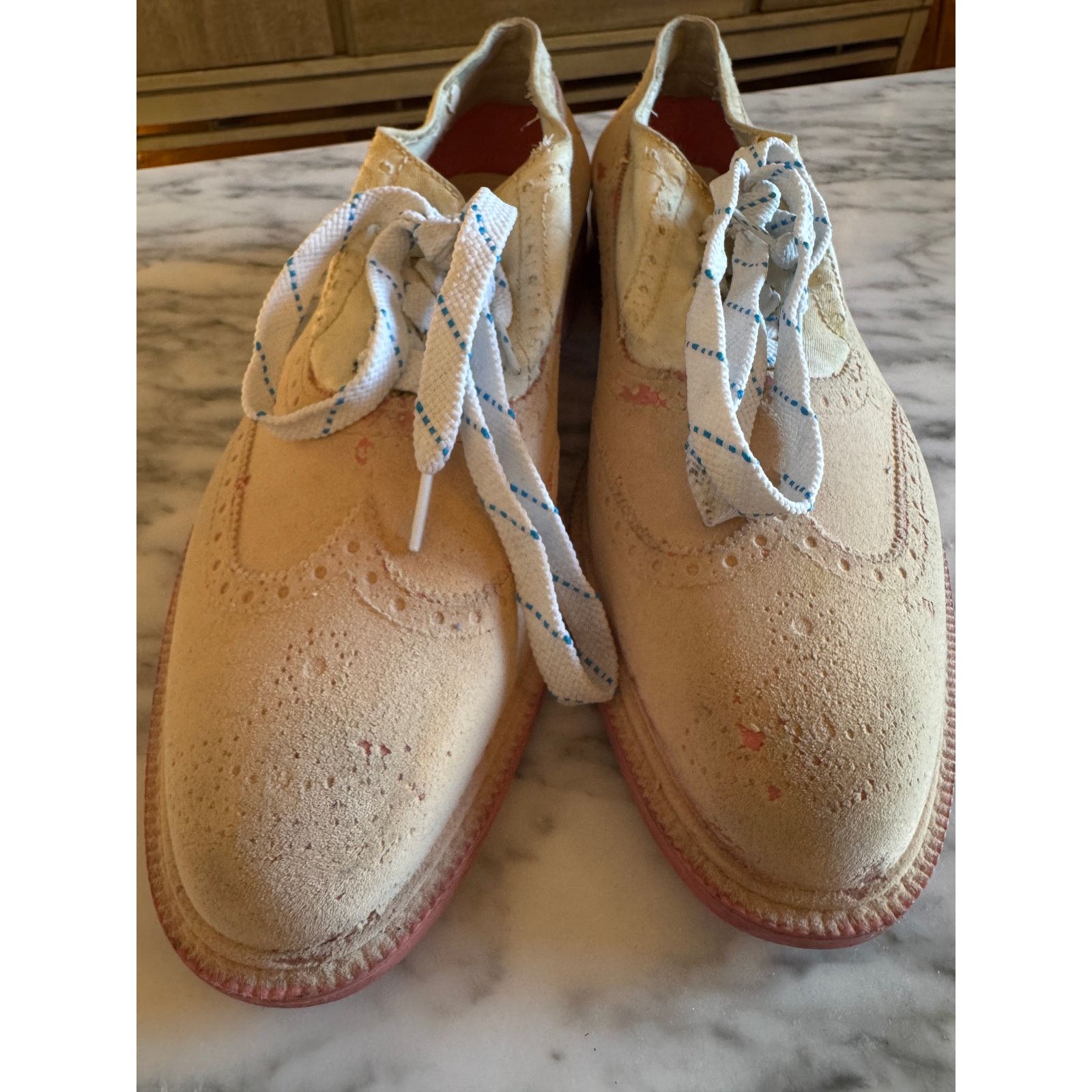 Vivienne Westwood Vivienne Westwood Pink Suede Brogues Size US 12 / EU 45 - 5 Thumbnail