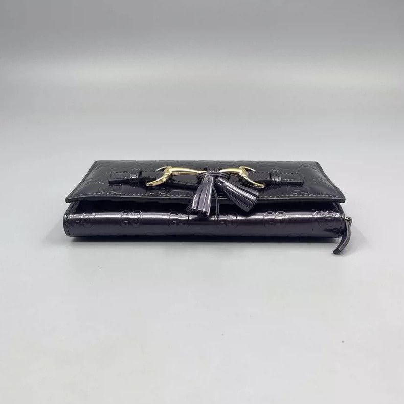 Gucci Gucci Patent Leather Tassel Wallet-2506 Size ONE SIZE - 3 Thumbnail
