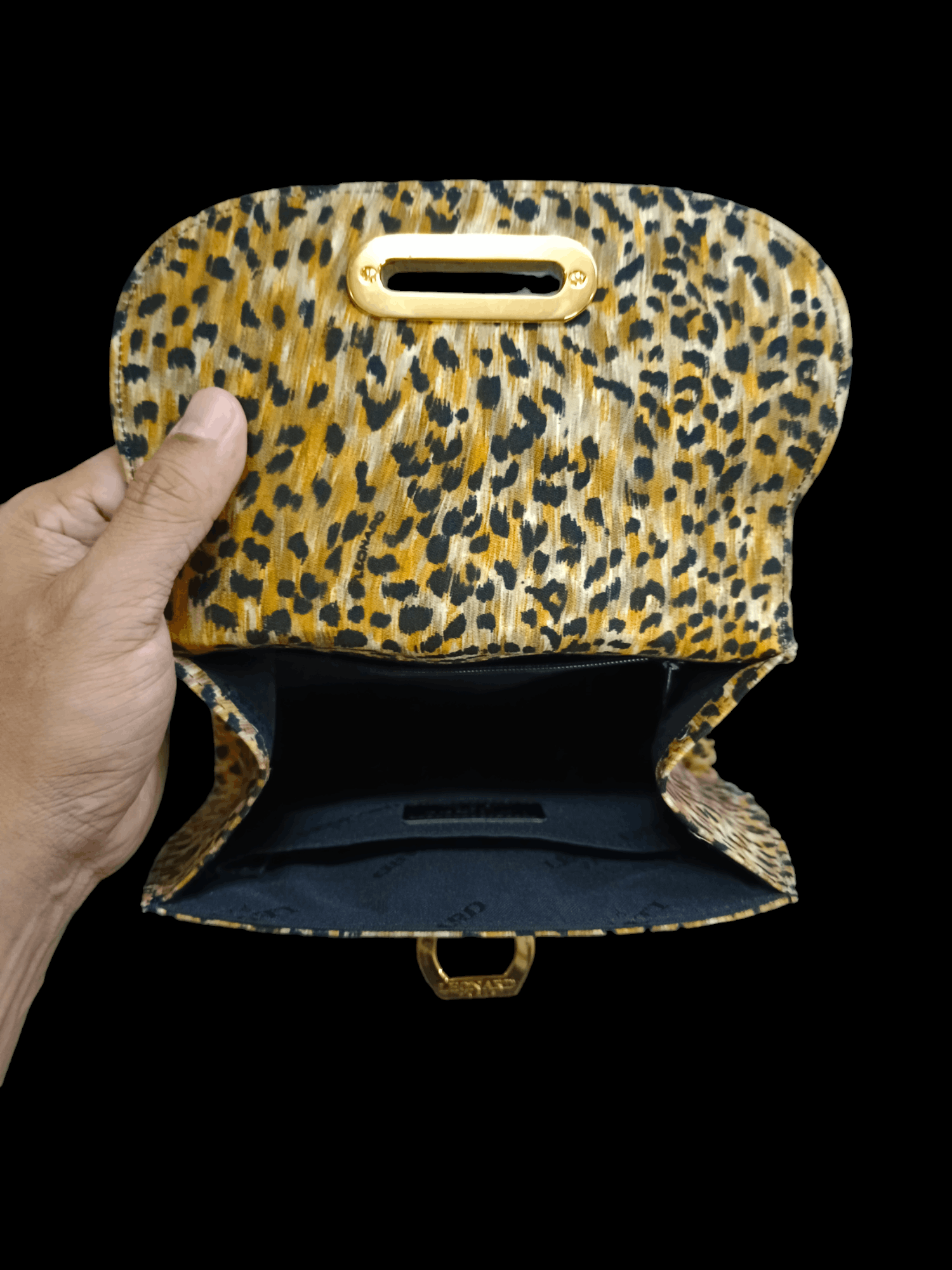 Leonard Paris LEONARD PARIS LEOPARD HANDCARRY Size ONE SIZE - 3 Thumbnail
