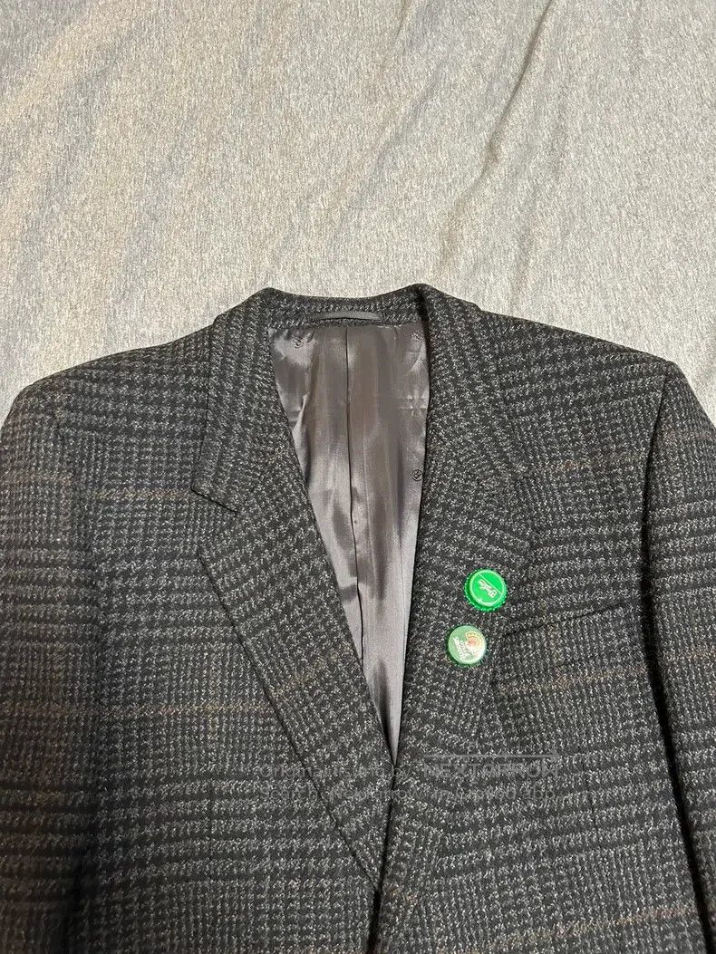 Martine Rose Martine Rose size s Dark Plaid Bottle Cap Badge Wool Blaze Size 36S - 3 Thumbnail