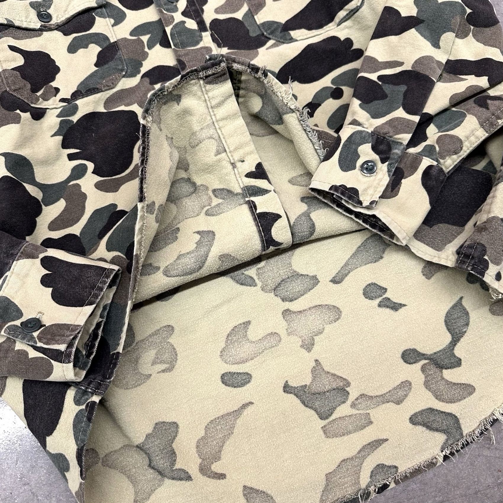 Hunter VINTAGE Gander Mountain Shirt Mens XL 80s Camouflage Size US XL / EU 56 / 4 - 4 Thumbnail