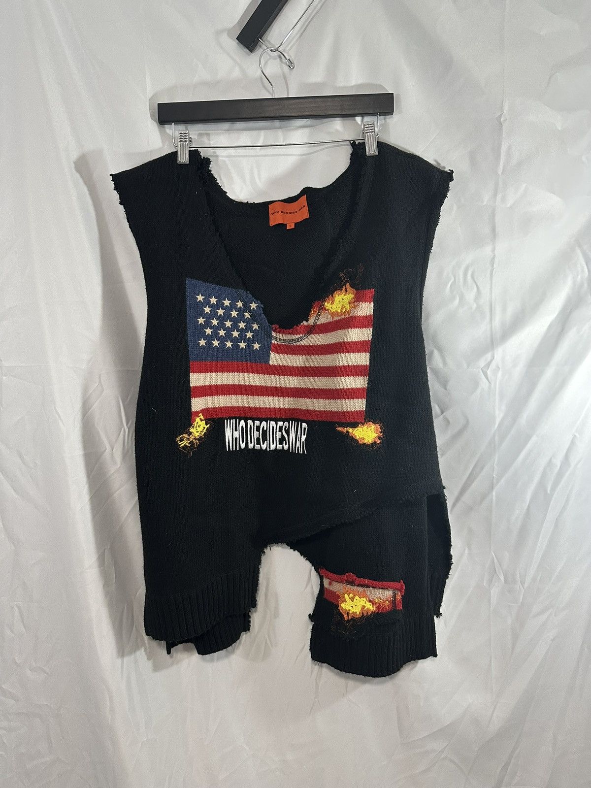 Who Decides War WHO DECIDES WAR sweater knotwear Size US L / EU 52-54 / 3 - 2 Thumbnail