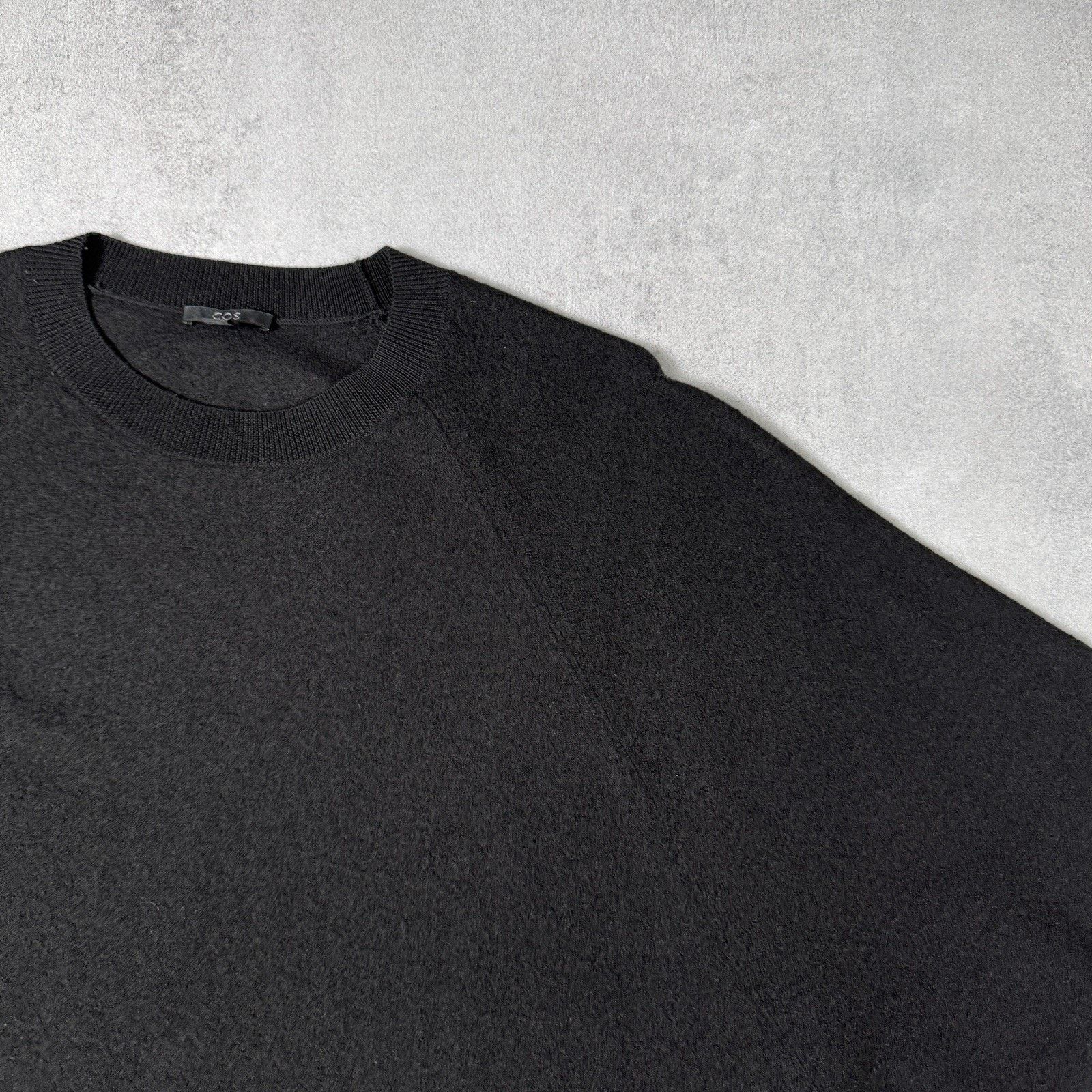 Cos Cos Oversize Wool Knit Midi Dree Black Size L Size L / US 10 / IT 46 - 4 Thumbnail
