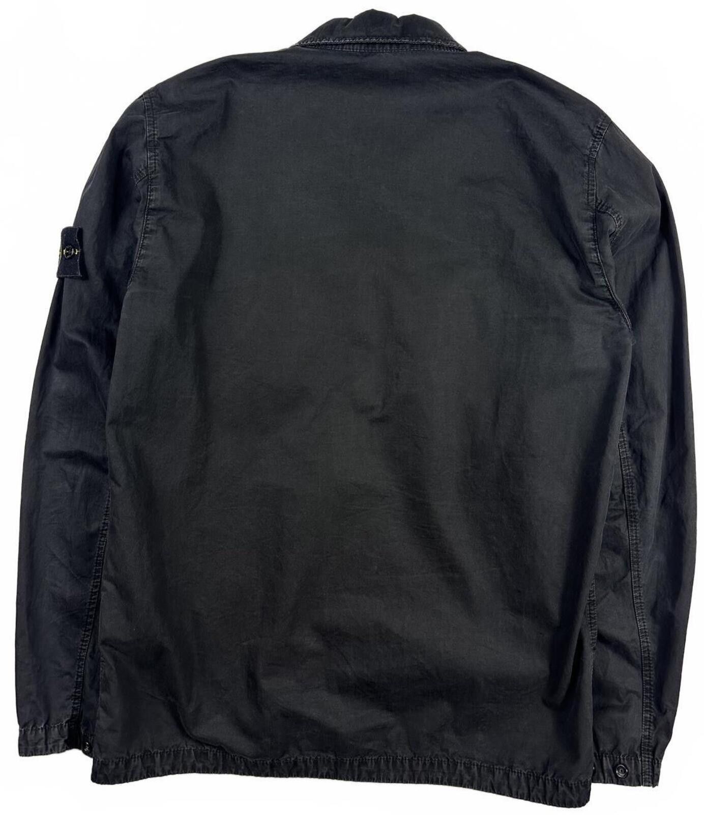 Stone Island Stone Island Black Zip Up Overshirt Medium Size US M / EU 48-50 / 2 - 4 Thumbnail