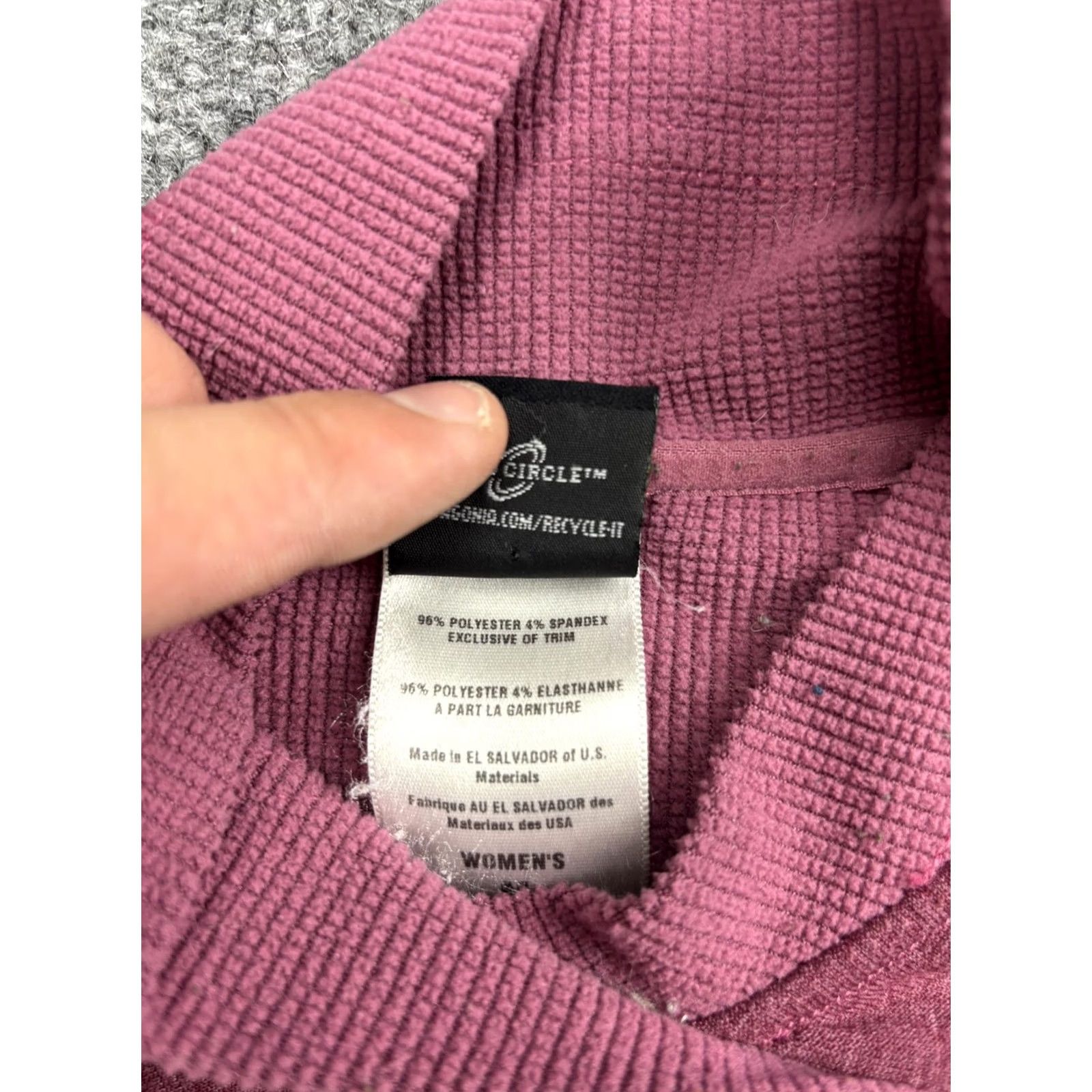Patagonia Patagonia Capilene Pullover Womens M Pink Mock Neck Long Sleeve Baselayer Size M / US 6-8 / IT 42-44 - 3 Thumbnail