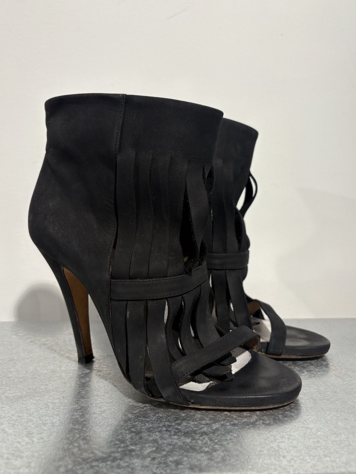 Maison Margiela Maison Martin Margiela Fringes Ankle Boots Size US 7 / IT 37 - 1 Thumbnail