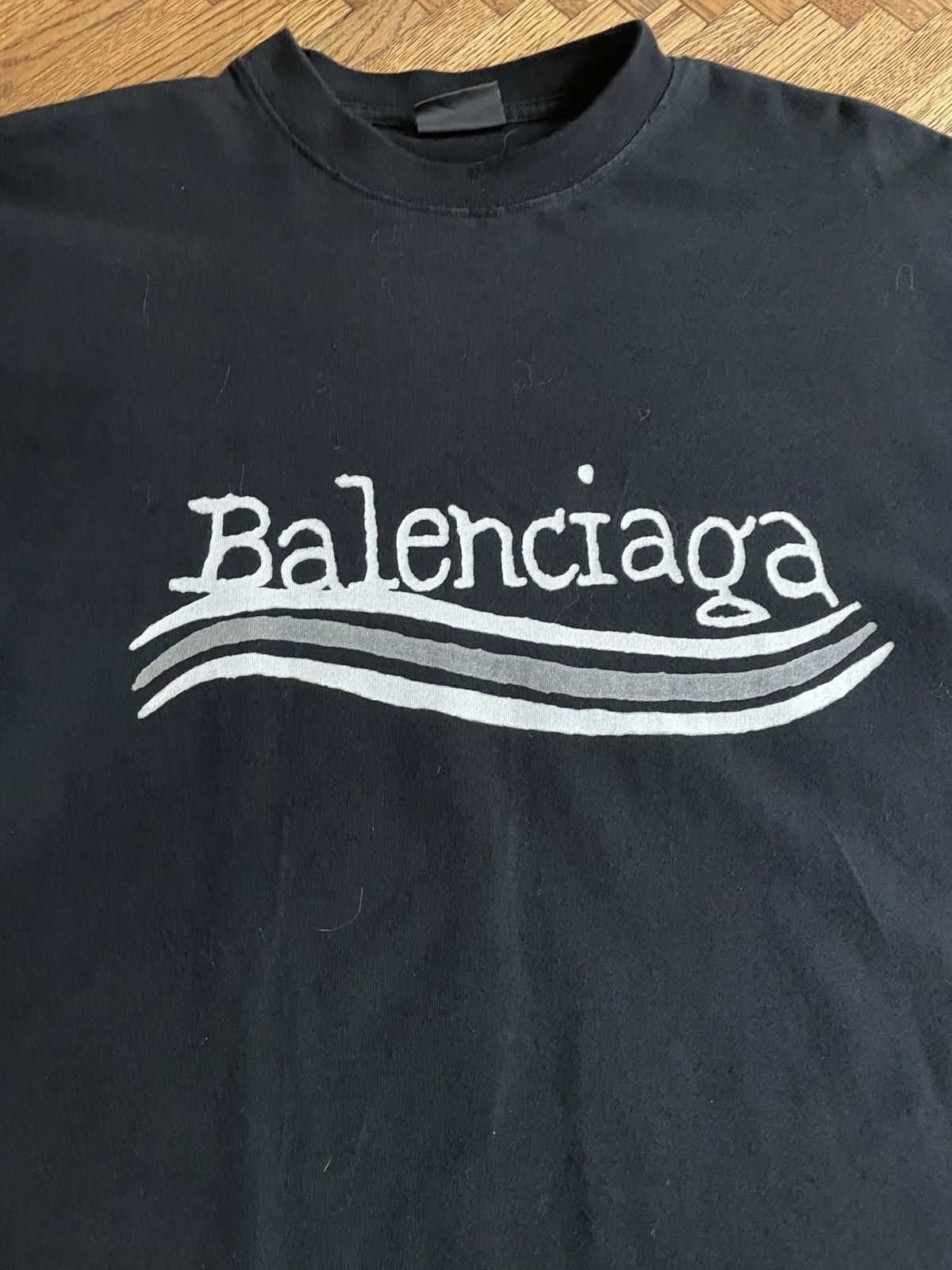 Balenciaga Balenciaga Political Hand Drawn Oversized Tee Size US XS / EU 42 / 0 - 2 Thumbnail