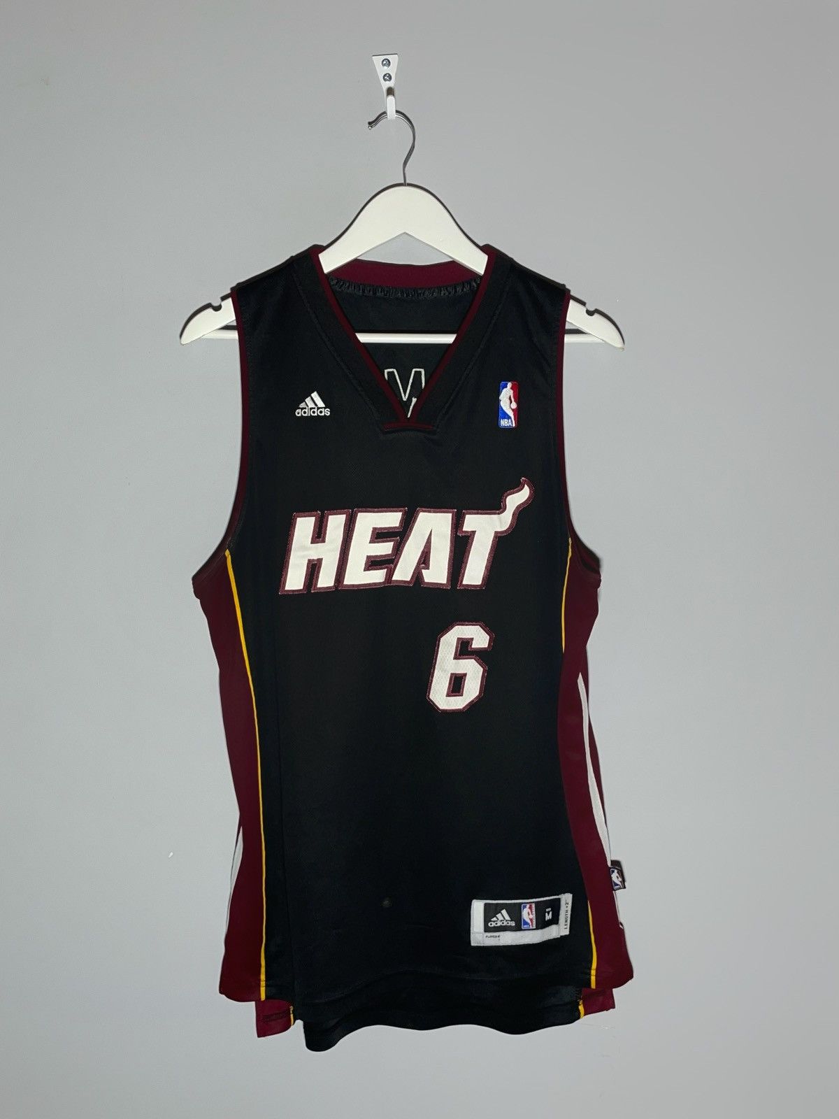 Adidas × NBA #6 James Miami Heat Adidas NBA Basketball Jersey Size US M / EU 48-50 / 2 - 1 Thumbnail